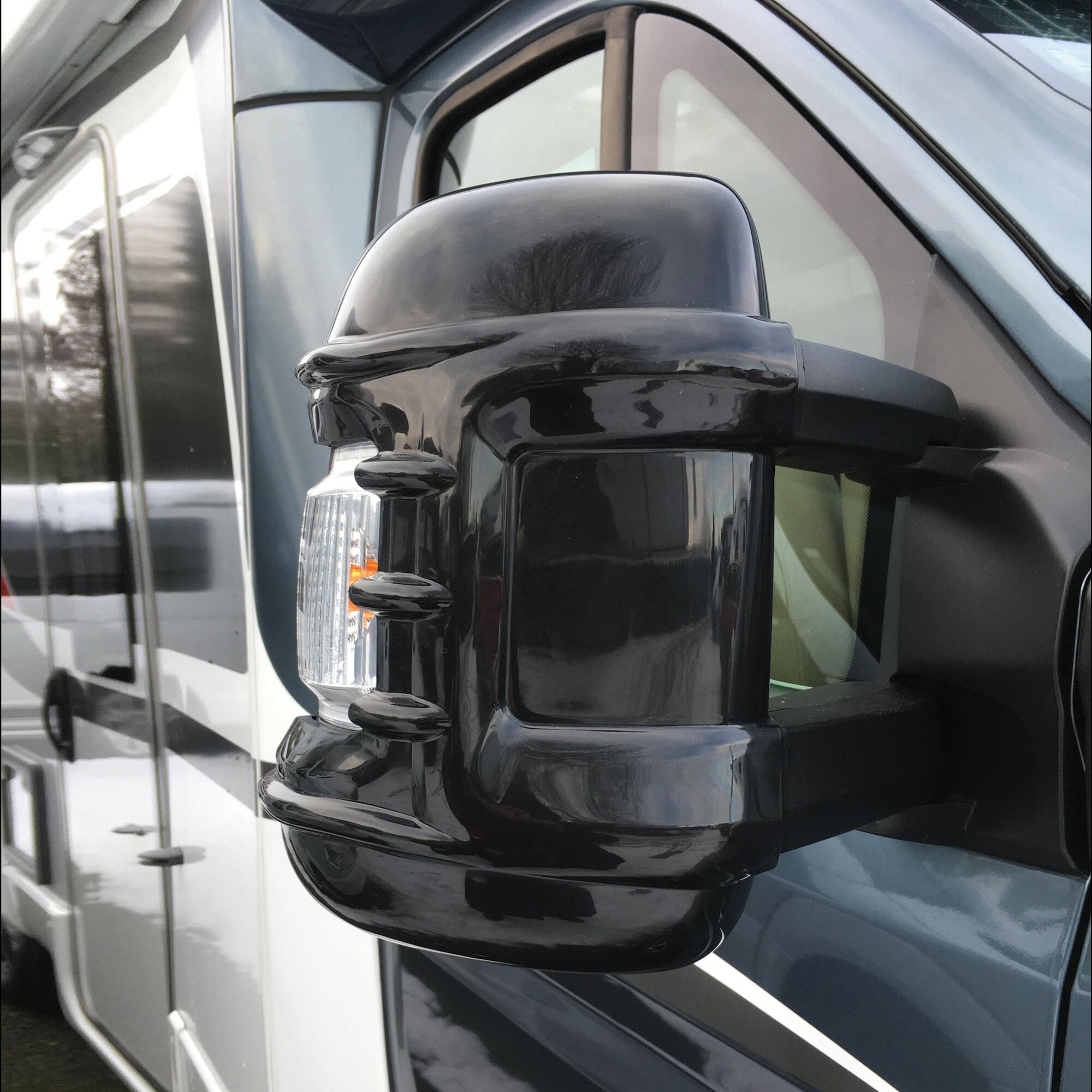 Milenco Ochrona lusterek Fiat Ducato, kolor czarny