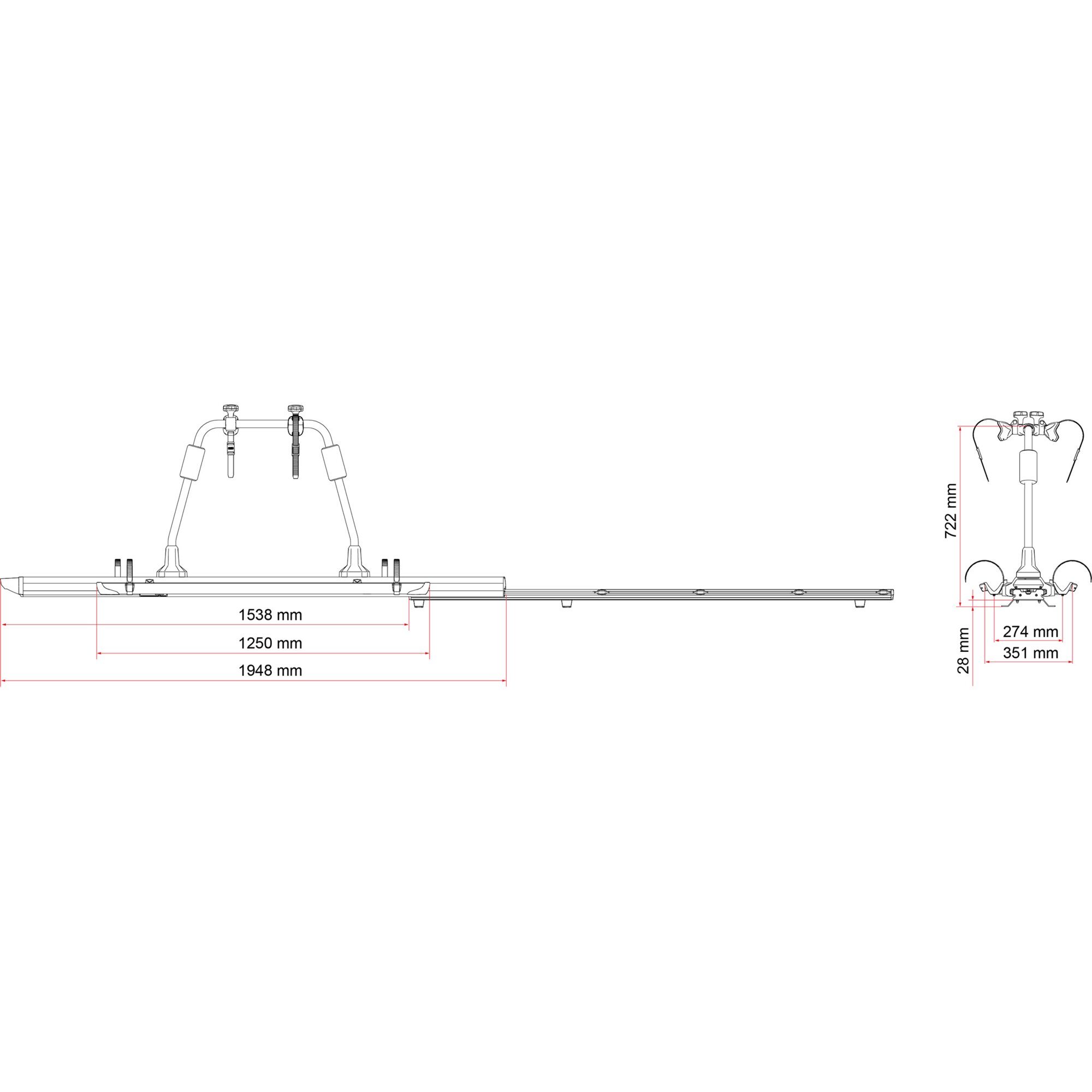 Fiamma Bagażnik na rowery Zjeżdżalnia garażowa Deluxe