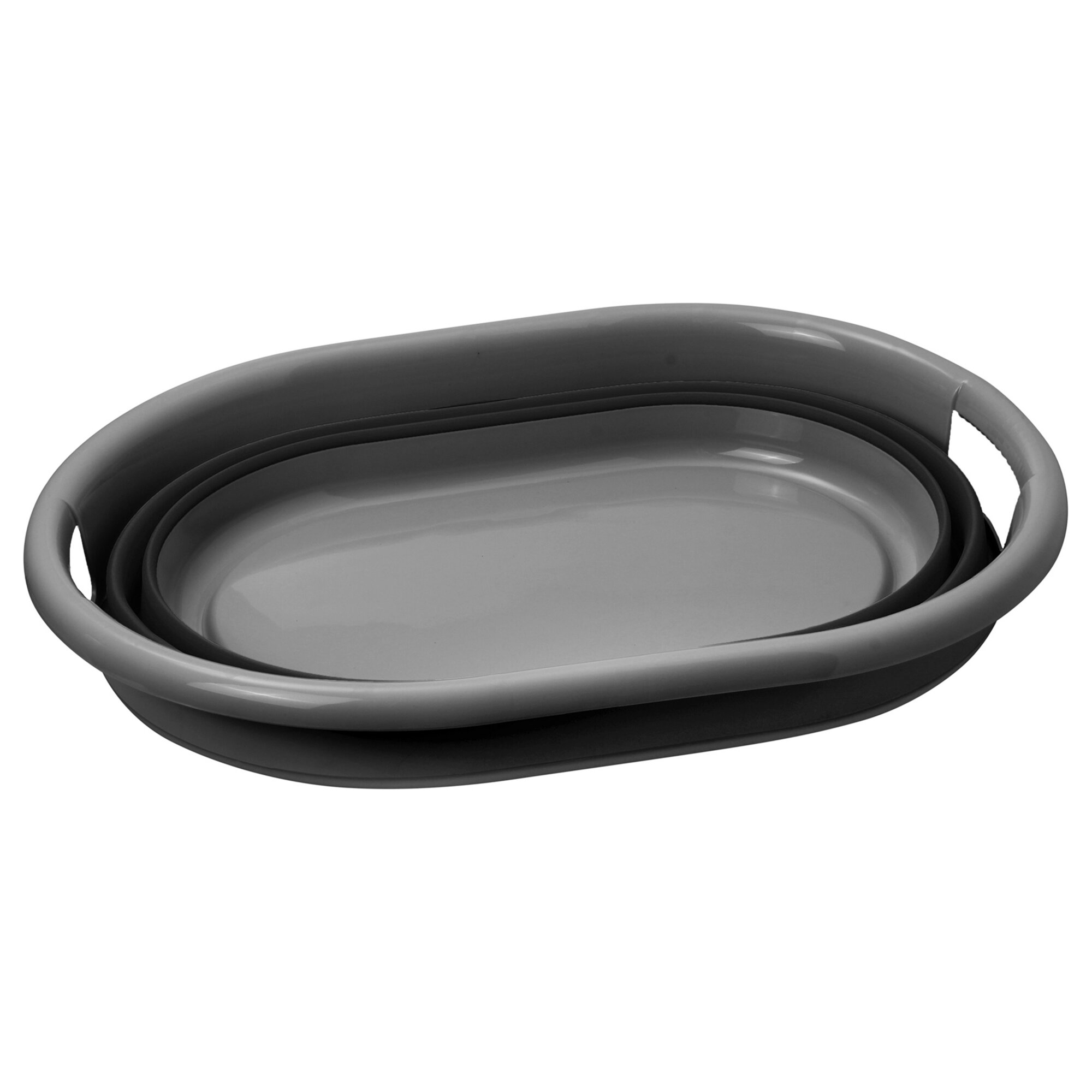 Brunner Składana miska do mycia, szara