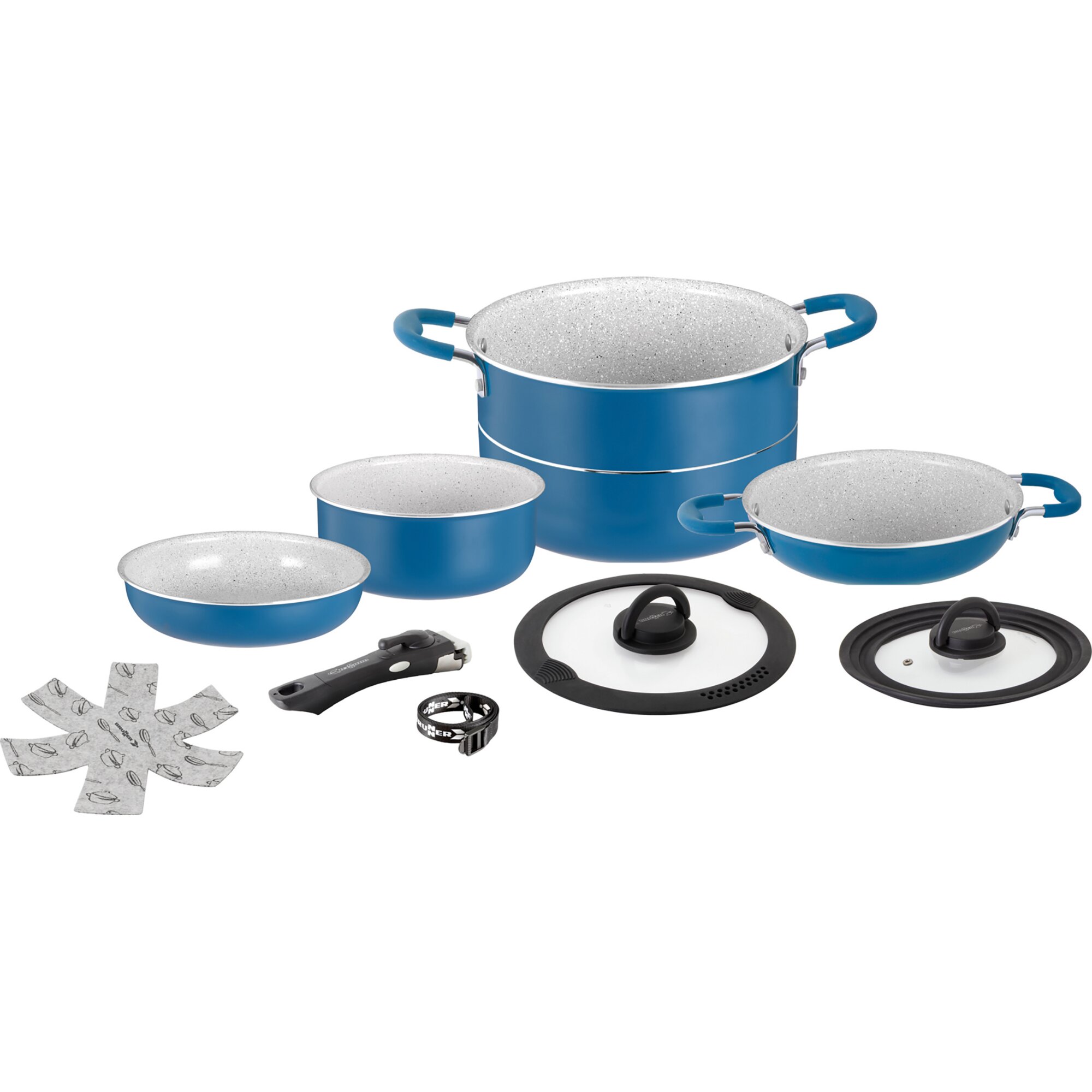 Brunner Zestaw garnków Carezza 7+1, ø 22 cm