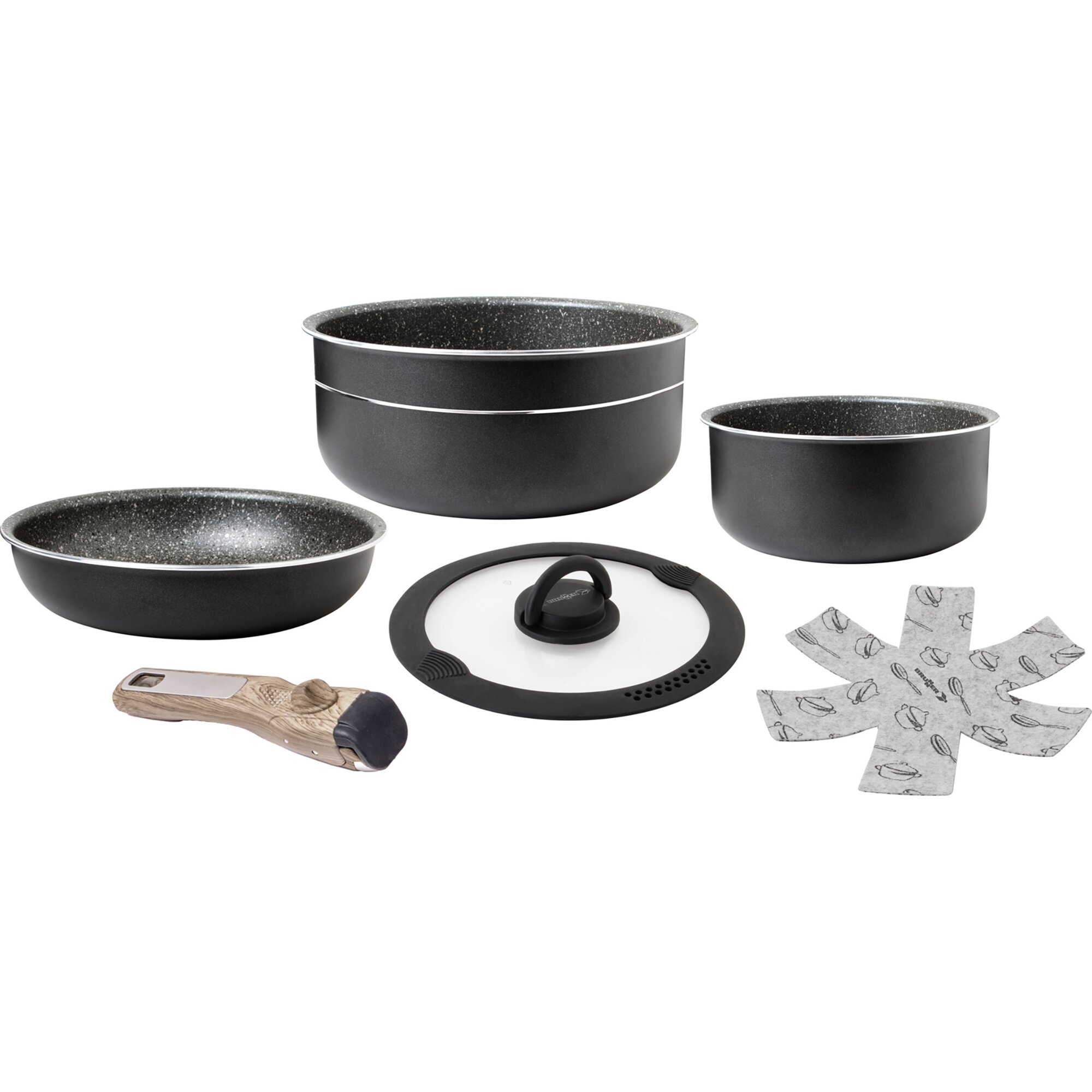Brunner Zestaw garnków do gotowania Pirat Spacemaster, 22 cm
