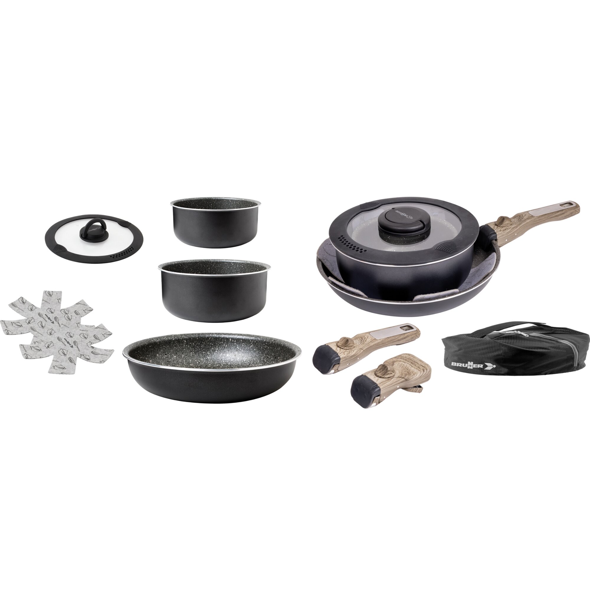 Brunner Zestaw garnków do gotowania Pirat Spacemaster, 26 cm