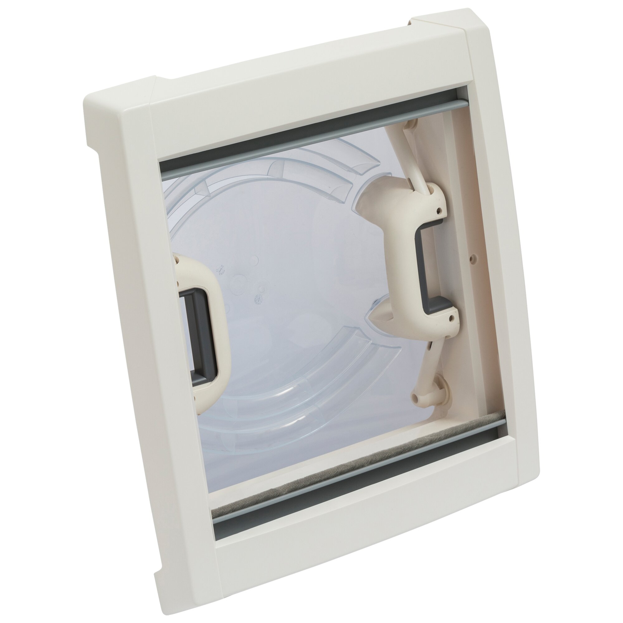 MPK Skylight VisionVent S pro z moskitierą i roletą zaciemniającą, kolor kremowo-biały