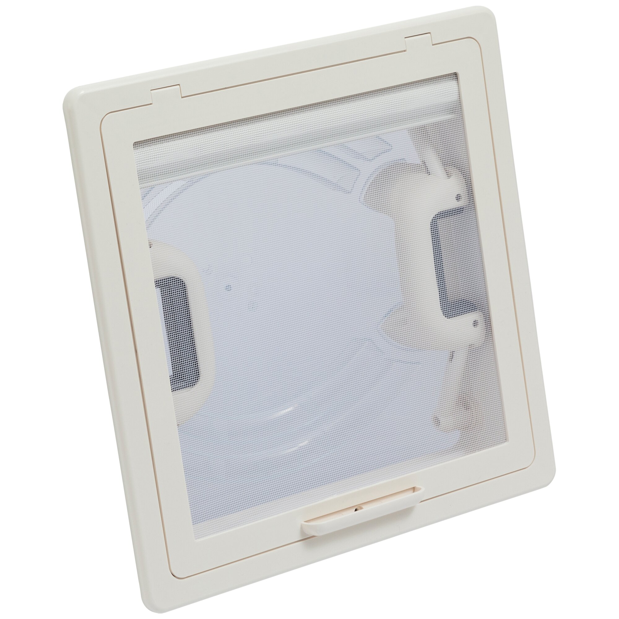 MPK Skylight VisionVent S eco z moskitierą i roletą zaciemniającą, kolor kremowo-biały