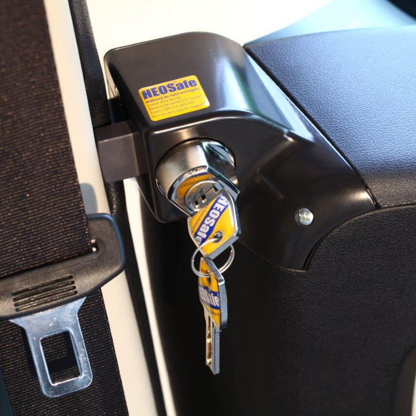 HEOSolution Dodatkowy zamek HEOSafe® do Peugeot Boxer, Fiat Ducato i Citroën Jumper, zestaw 1