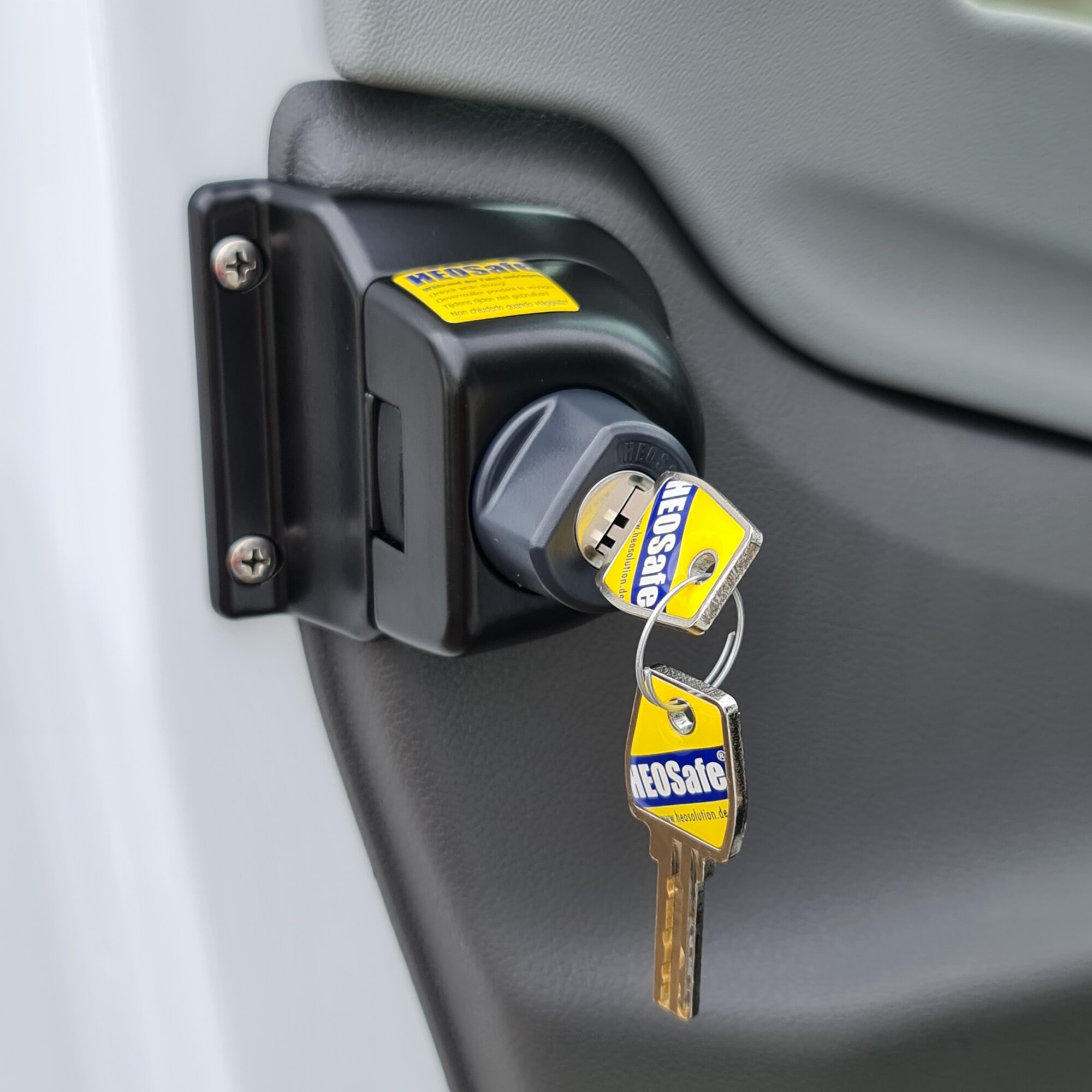 HEOSolution Zamki antywłamaniowe do drzwi kabiny kierowcy Ford Transit Gen. 7