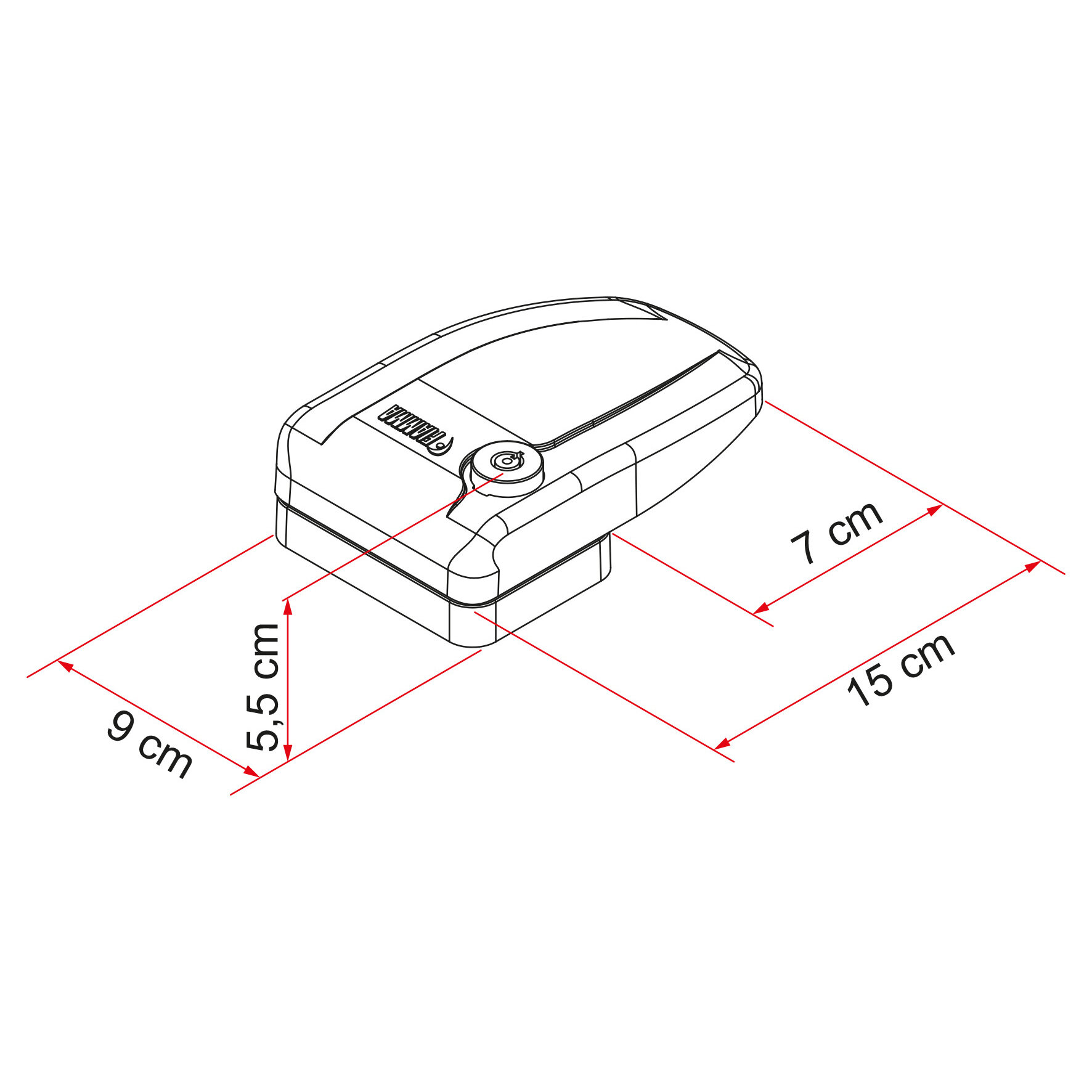 Fiamma Zamek drzwi Bezpieczna rama drzwi 3 System jednego klucza