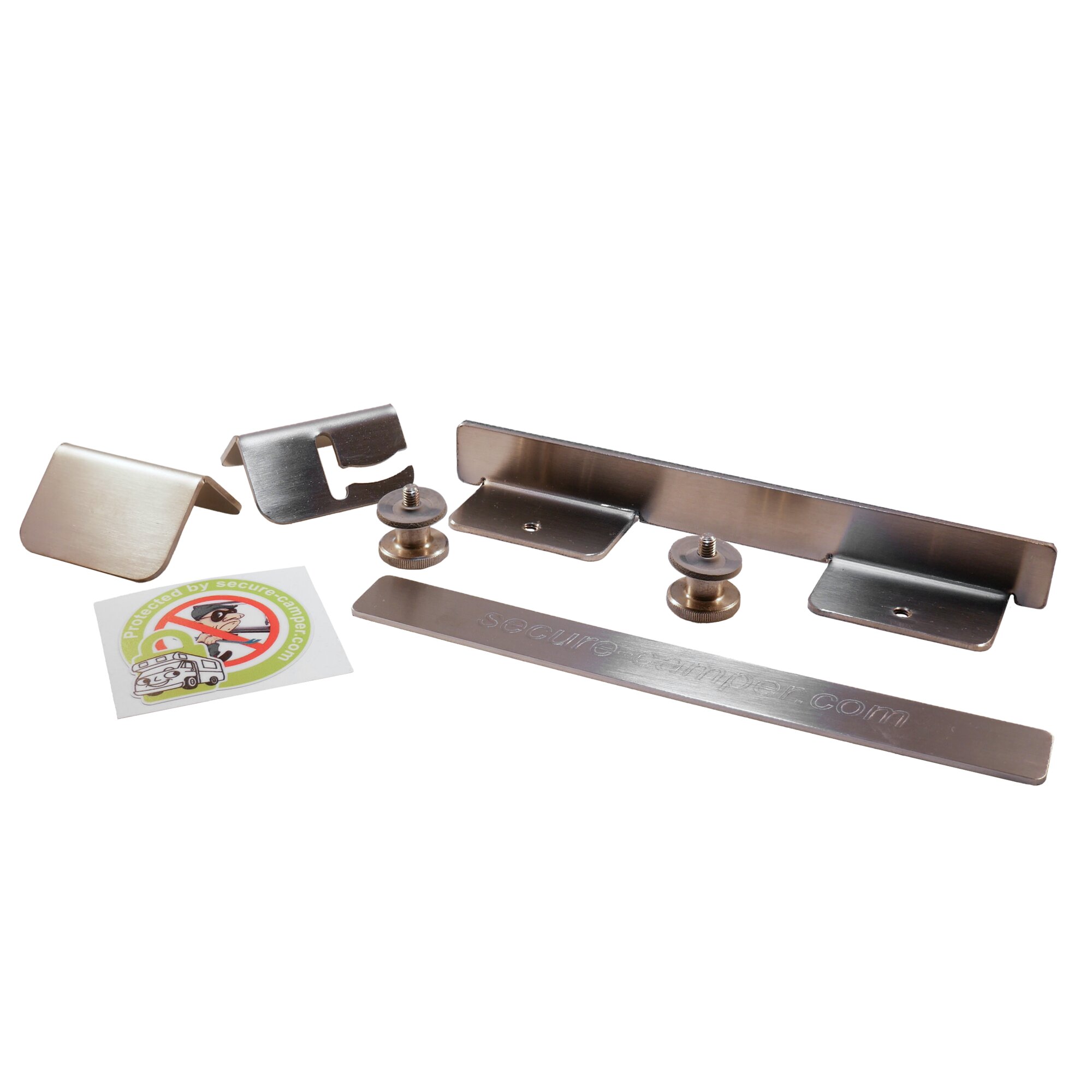 secure camper Osłona okienna do ramy Aero, srebrna, L