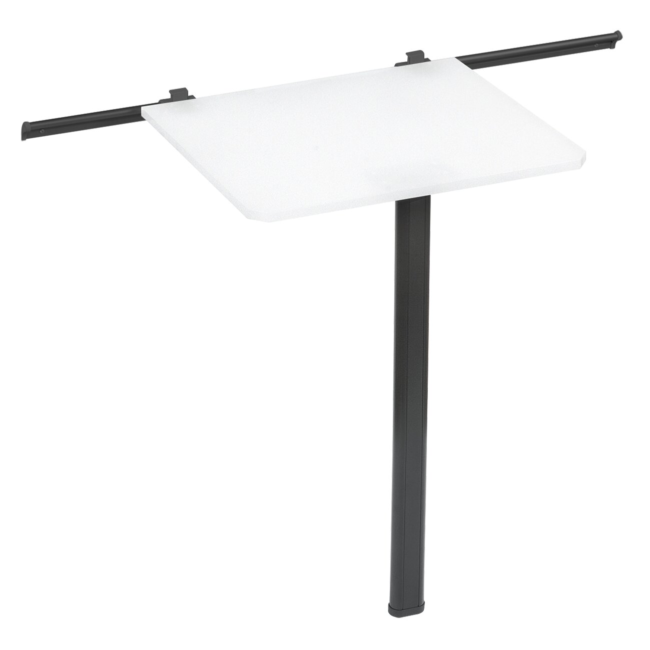 Fawo Table Sliding Rail Set, black