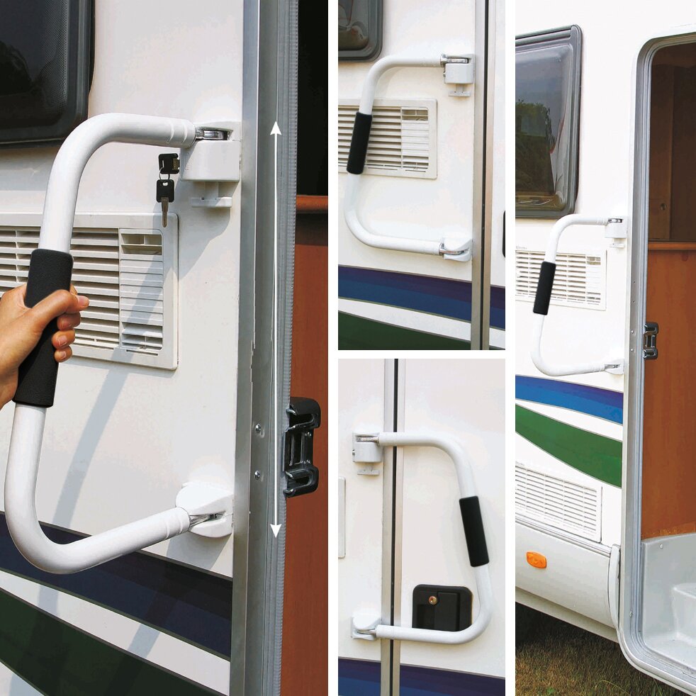 Fiamma Klamka zabezpieczająca i pomoc przy wejściu, białe