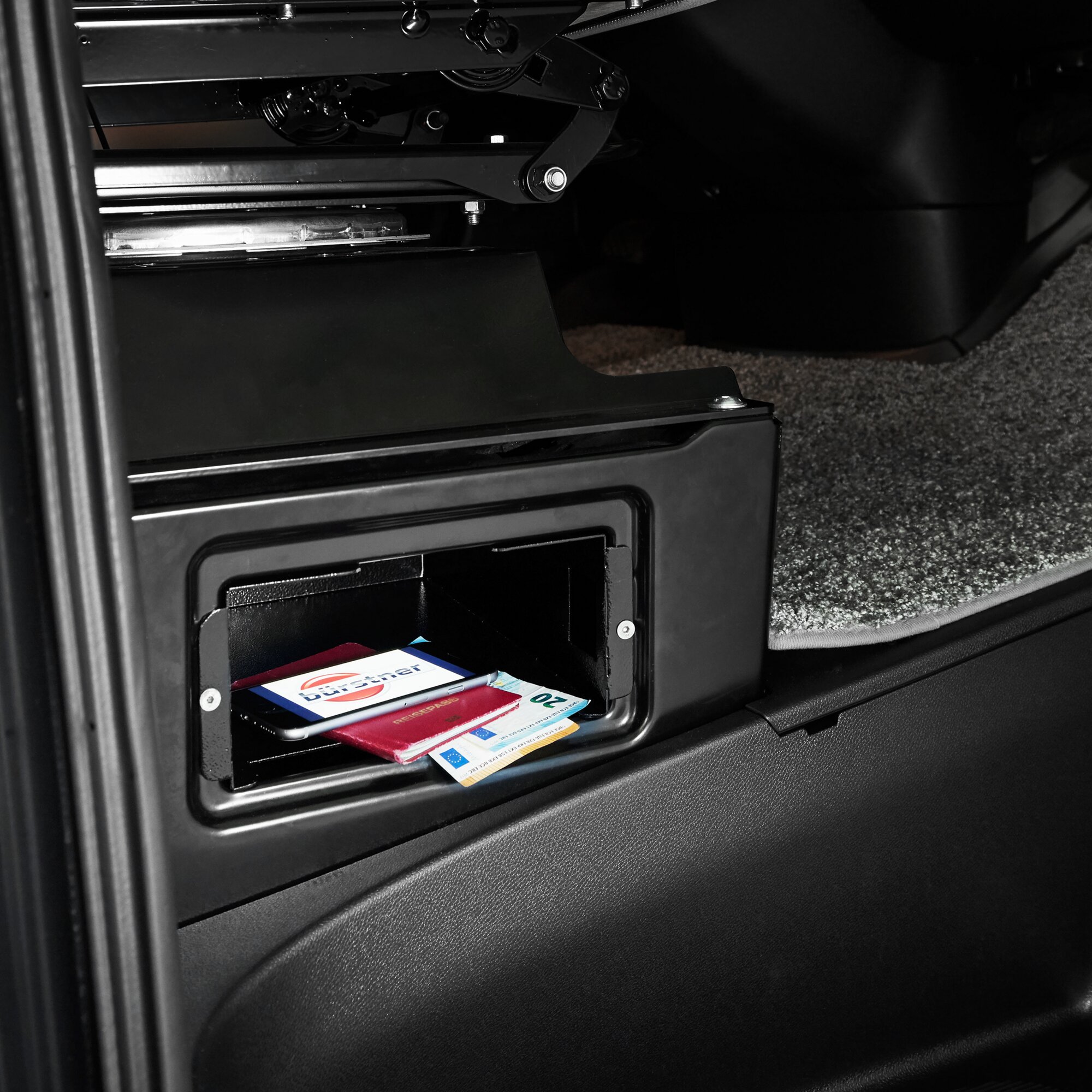 Mobil-Safe Bezpiecznik podstawy siedzenia, Mercedes-Benz Sprinter