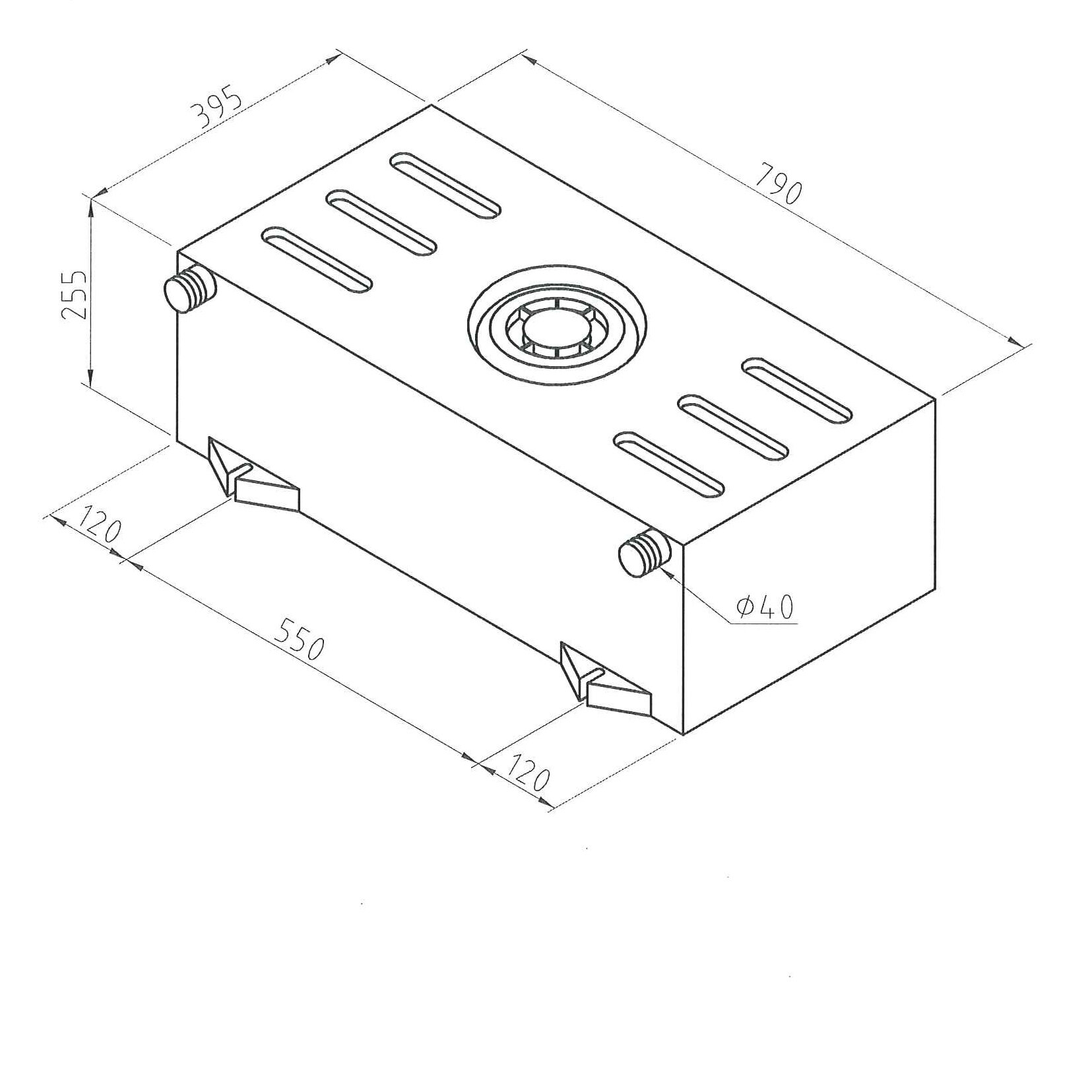 Goebel Zbiornik świeżej wody 70 Typ SM 24070