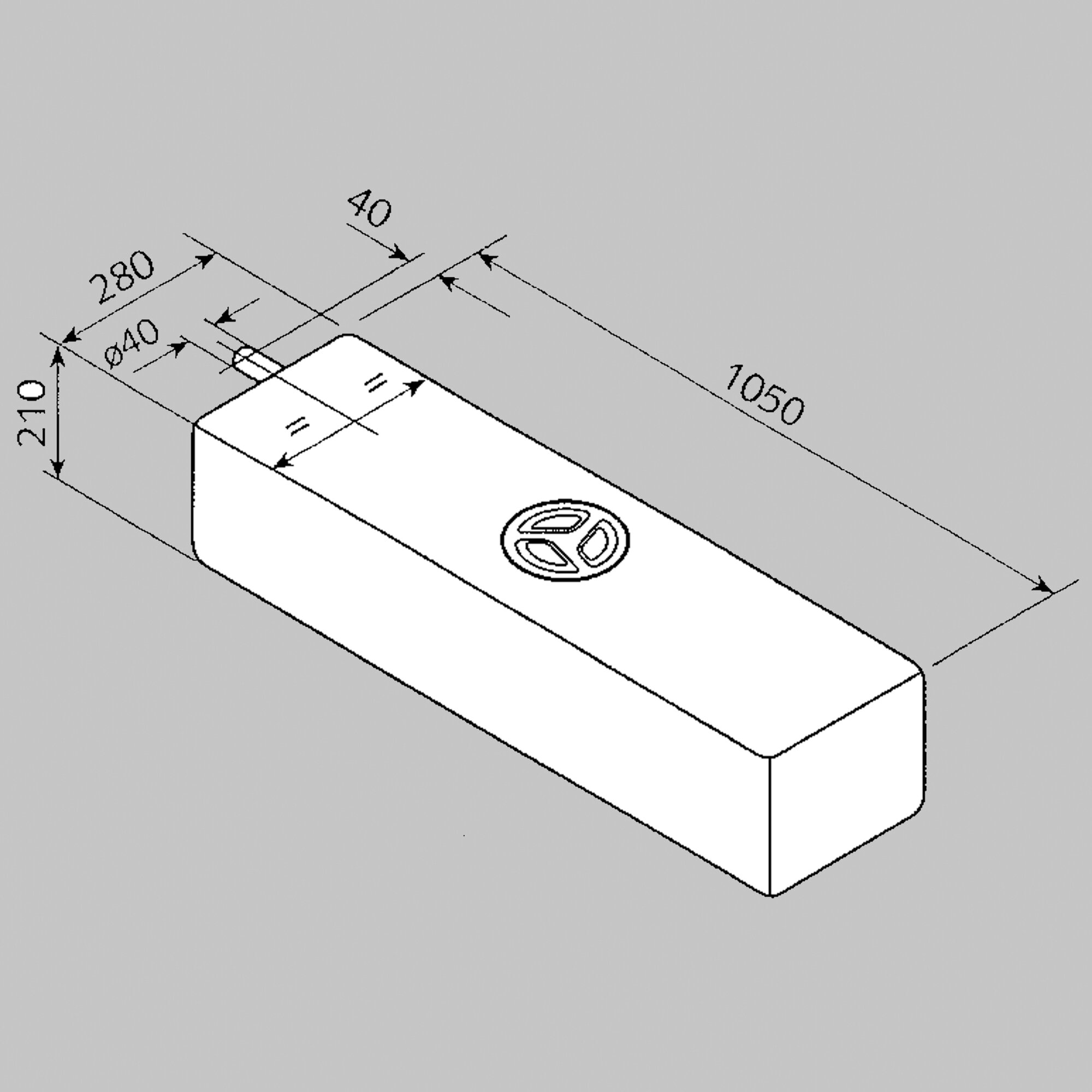 Fusion Zbiornik świeżej wody 53 Typ EV1101