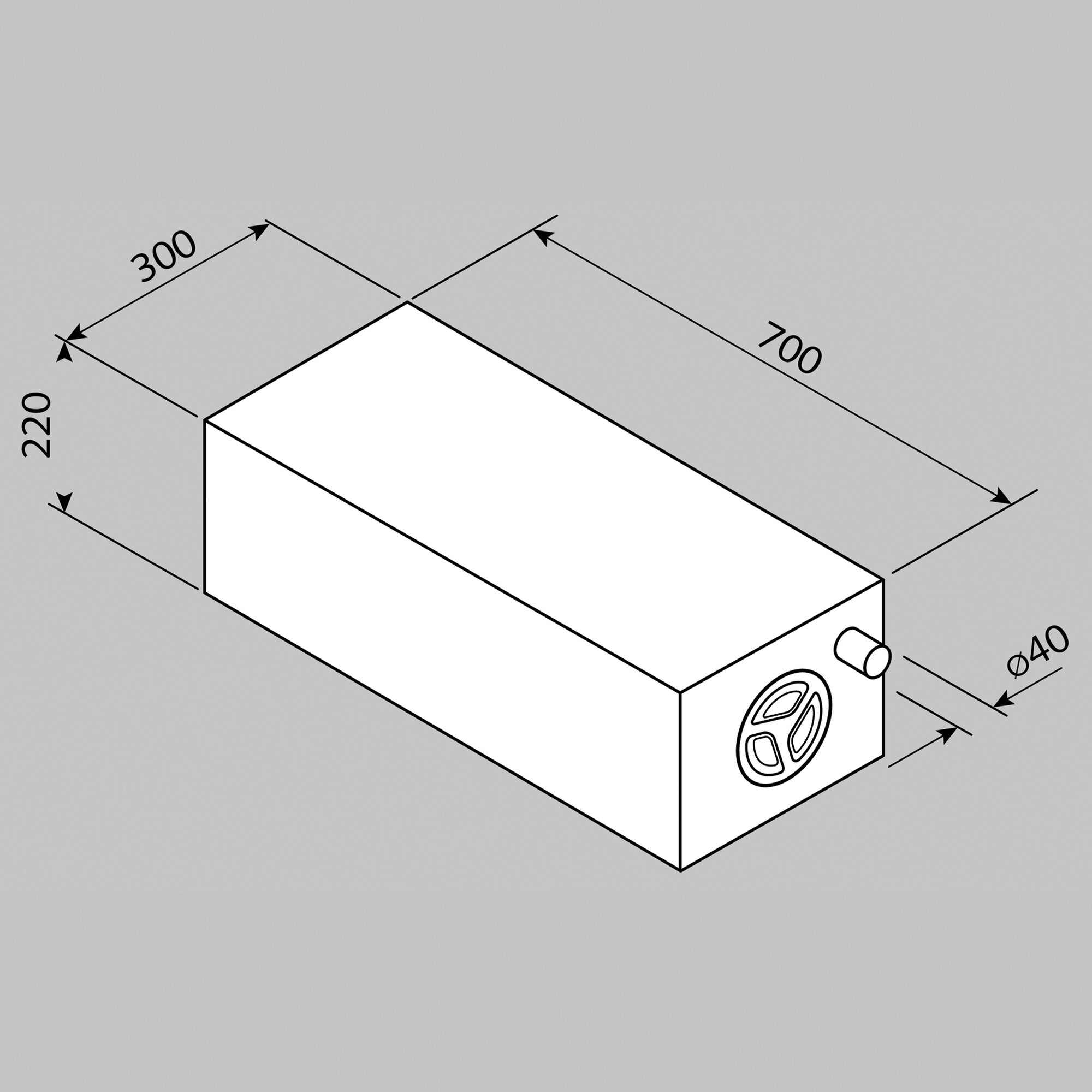Fusion Zbiornik świeżej wody 43 Typ EV0905