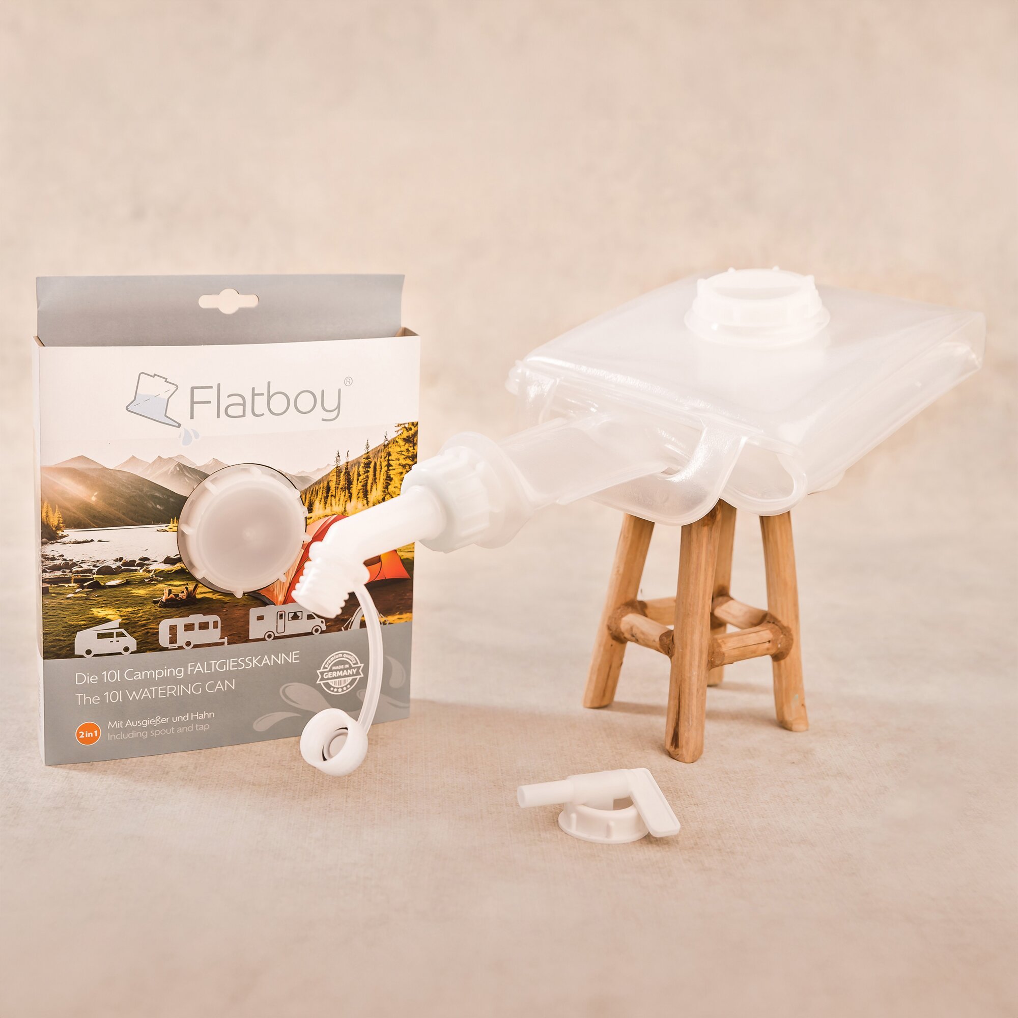 Flatboy® Składana konewka Flatboy 10 l