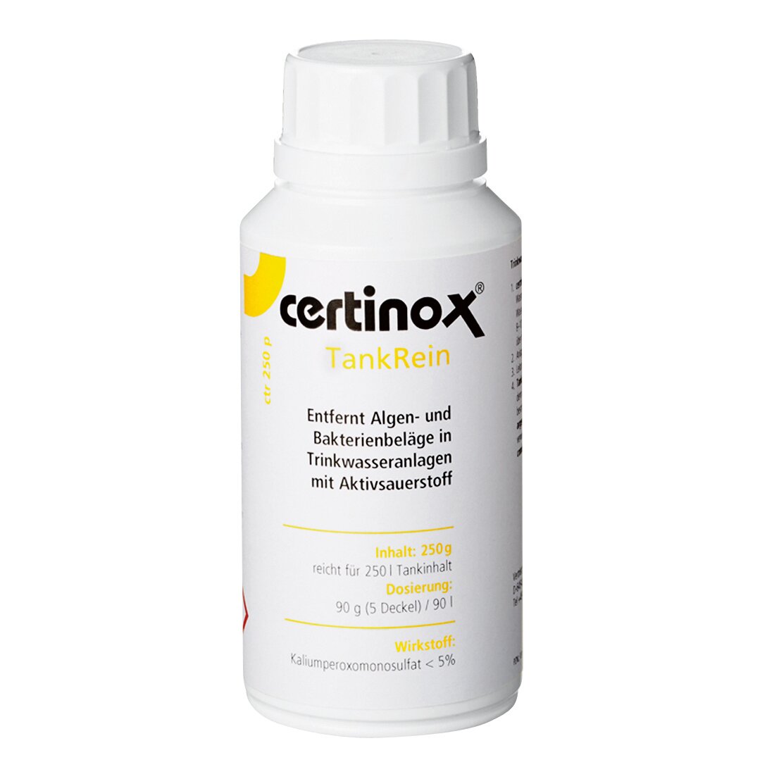 Certisil Certinox TankRein – Środek do czyszczenia zbiorników z aktywnym tlenem ctr 250 p, 250 g Proszek