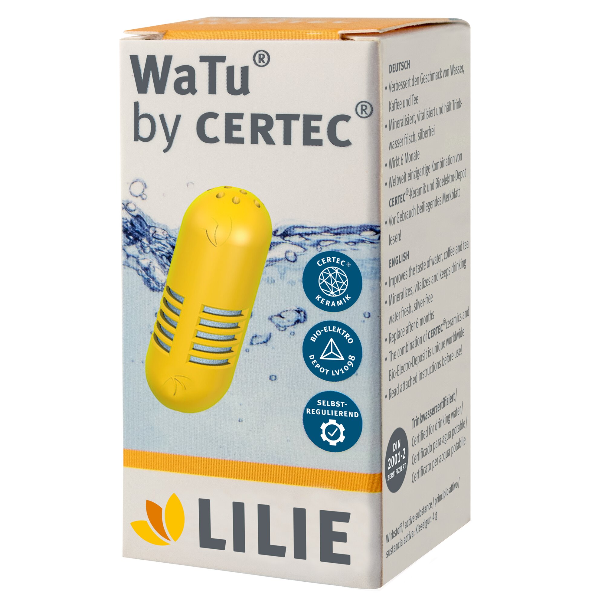 Certec Filtr do wody pitnej WaTu® na 3 l