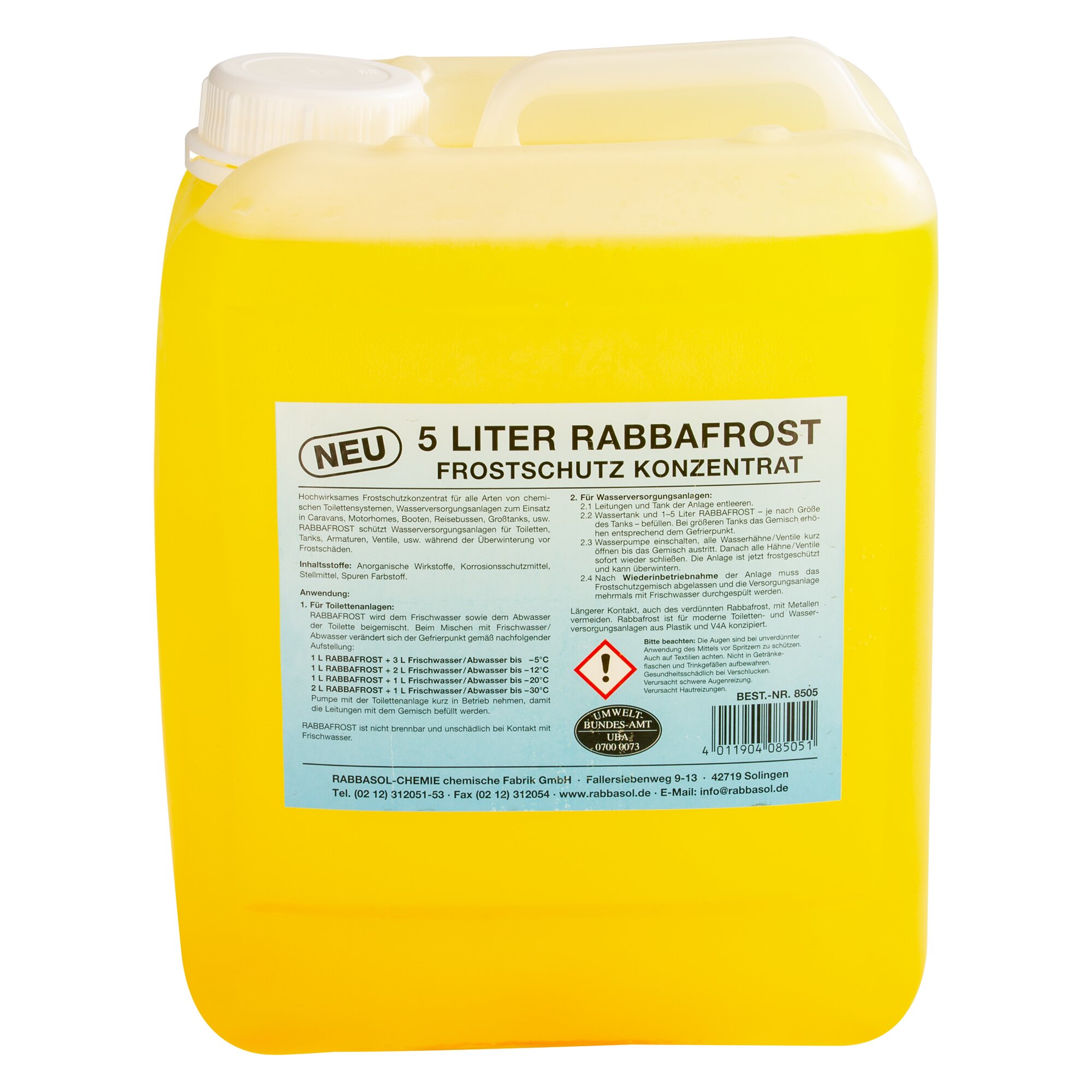  Płyn przeciw zamarzaniu Rabbafrost 5 l
