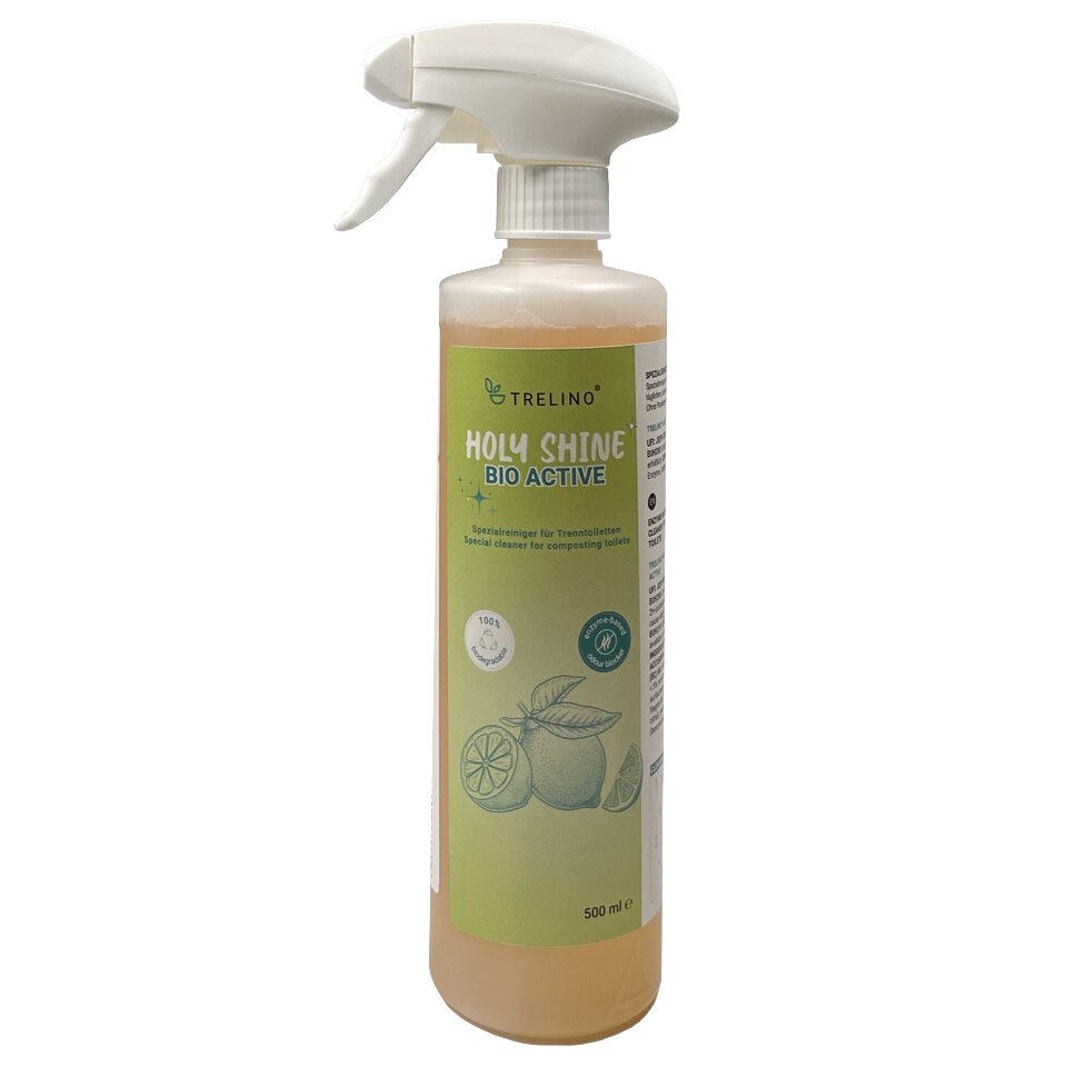 Trelino® Środek do czyszczenia toalet Holy Shine – Bioaktywny do kompostowania toalet