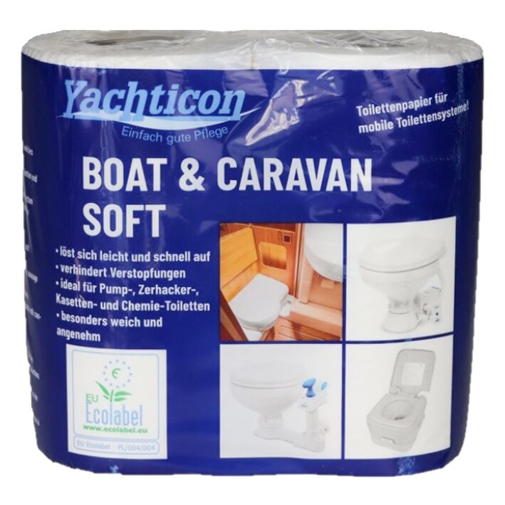 Yachticon Papier toaletowy, łódź i przyczepa kempingowa, miękki
