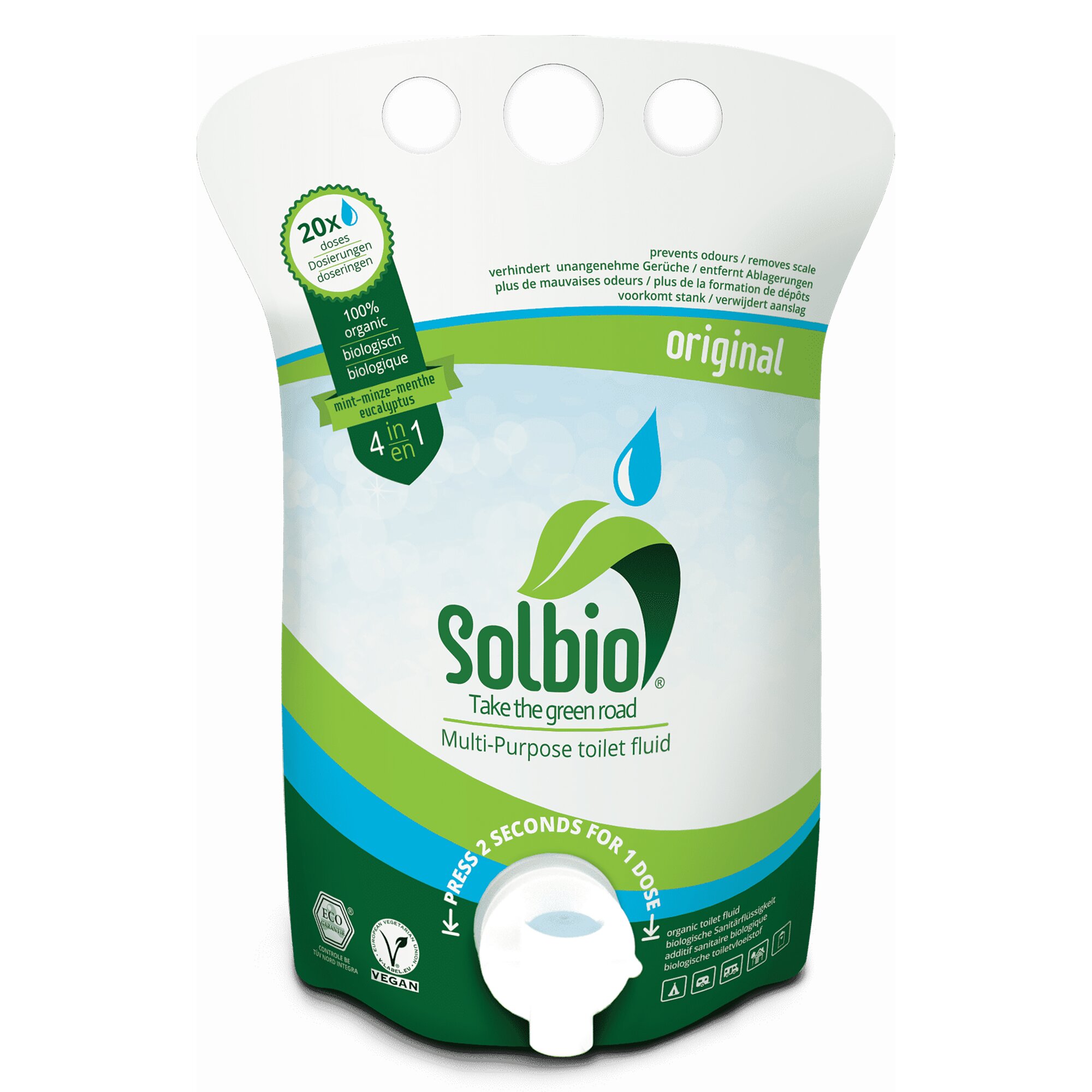 Solbio Dodatek do toalet 4 w 1, 800 ml