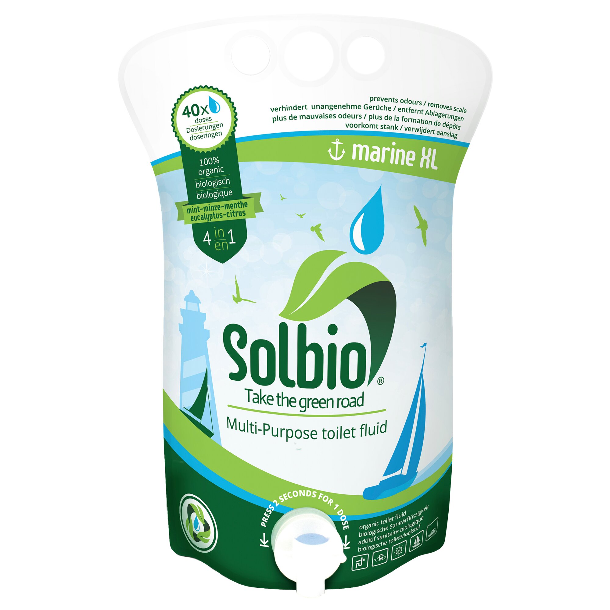 Solbio Dodatek do toalet 4 w 1 Marine, 1,6 l