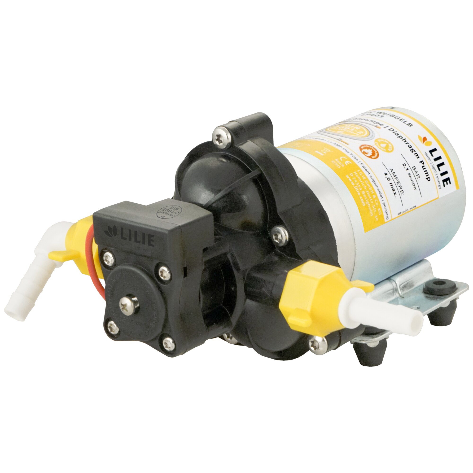 LILIE Pompa membranowa CLASSICSERIE™ System wody pitnej WeißGELB®, 1,9 bar | 9 l/min