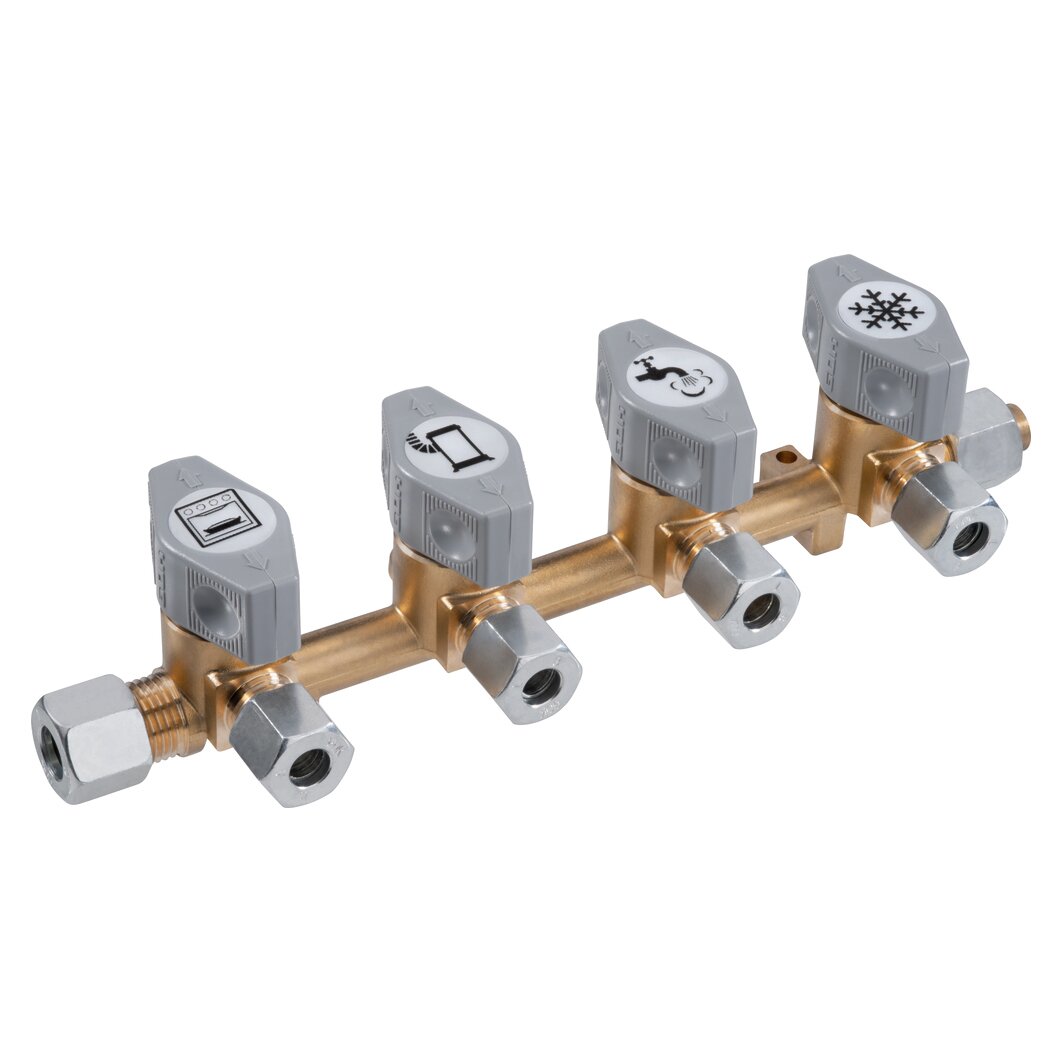 GOK Blok rozdzielczy DSV-AB4, ø 8 mm