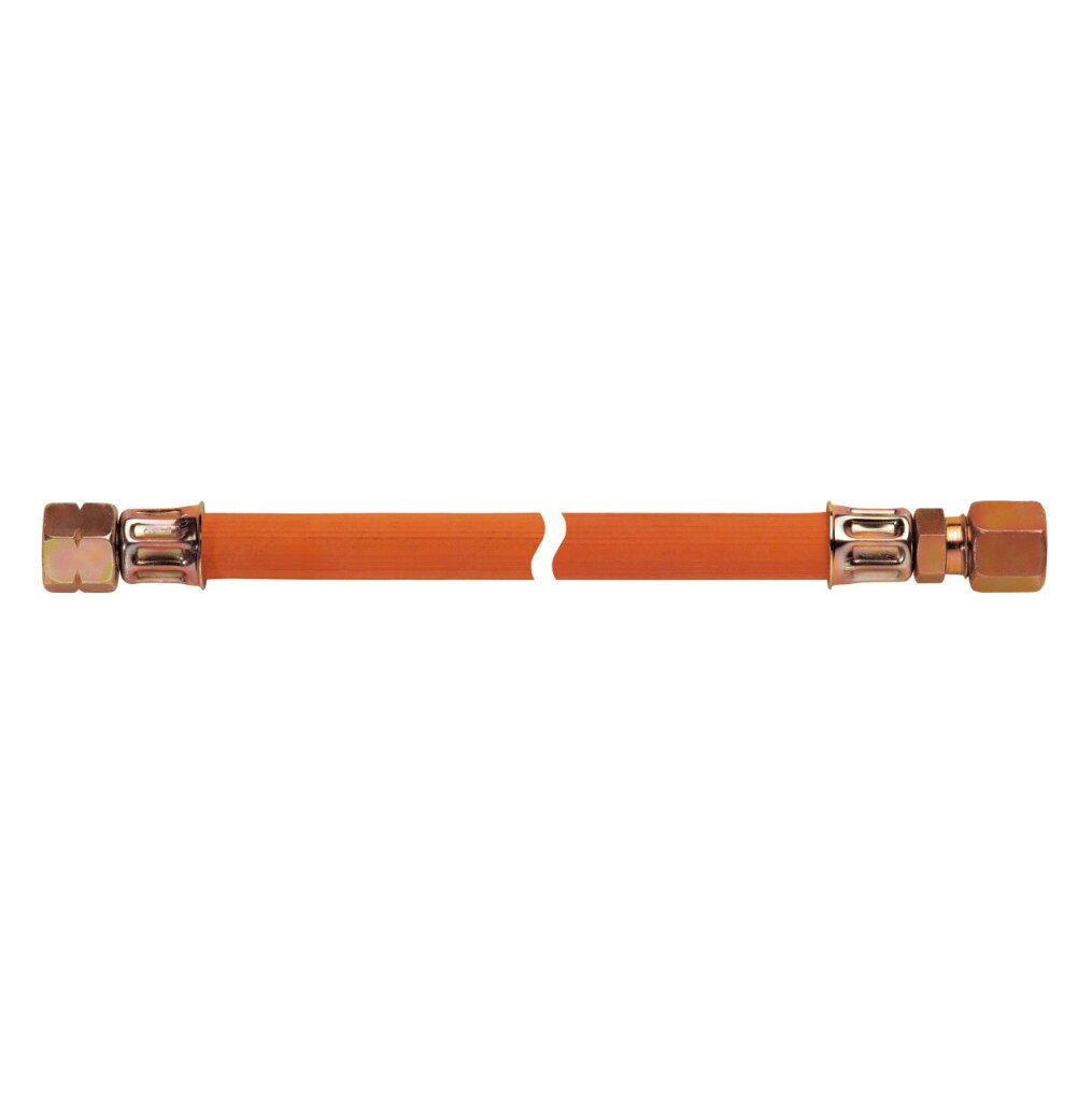 GOK Linia węża średniociśnieniowego 10 bar, G1/4 LH-ÜM x RVS 8, 1500 mm