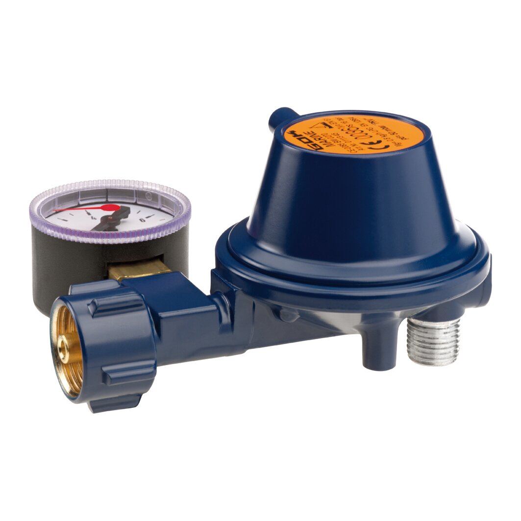 GOK Reduktor niskiego ciśnienia 0,8 kg/h, 50 mbar, KLF x G 1/4 LH-KN