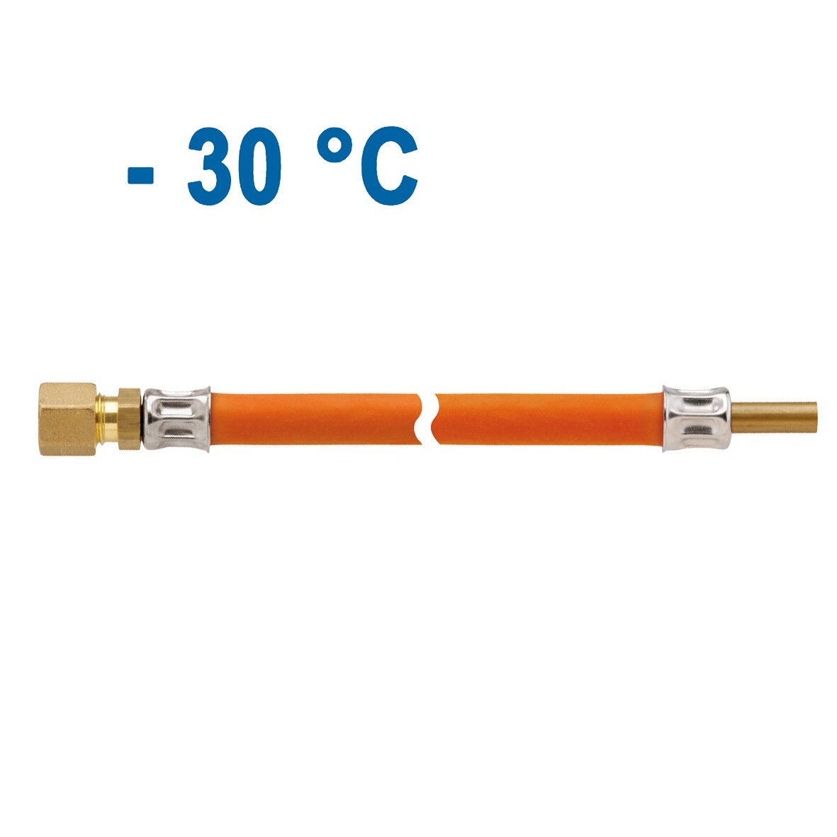 GOK Linia węża średniociśnieniowego 10 bar, RST 8 x RST 8, 400 mm