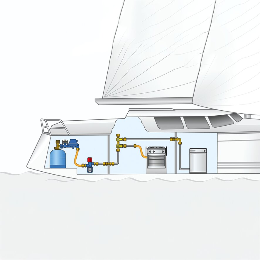 GOK Linia węża średniociśnieniowego 10 bar, RST 8 x RST 8, 400 mm