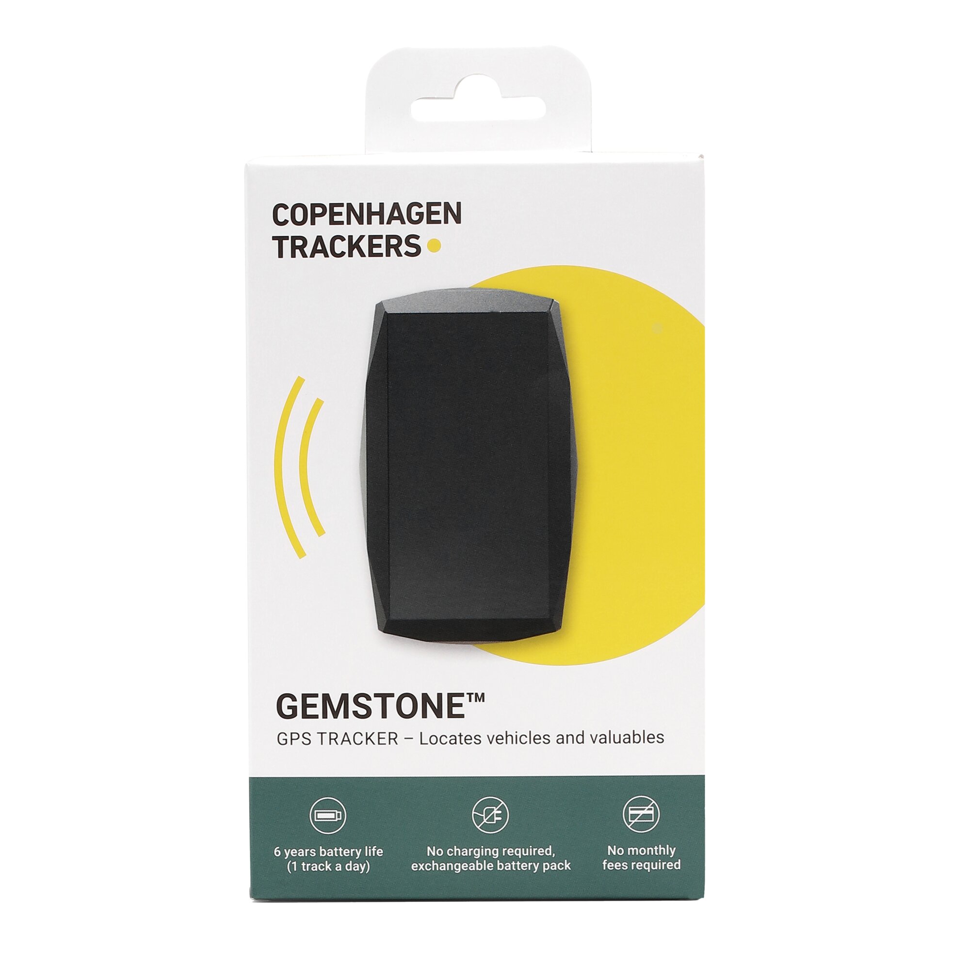 COPENHAGEN TRACKERS Kamień szlachetny GPS