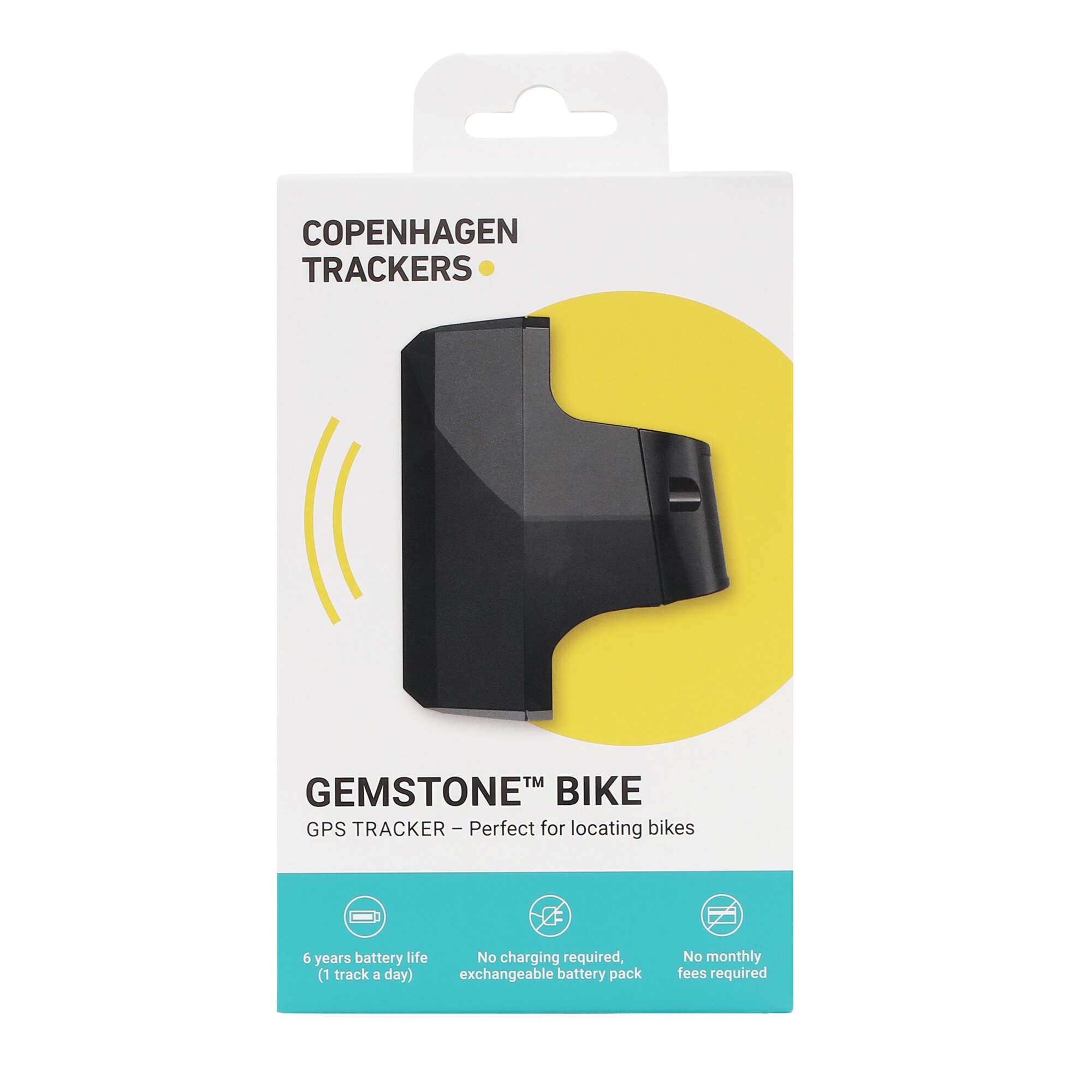 COPENHAGEN TRACKERS Rower z kamieniami szlachetnymi z lokalizatorem GPS