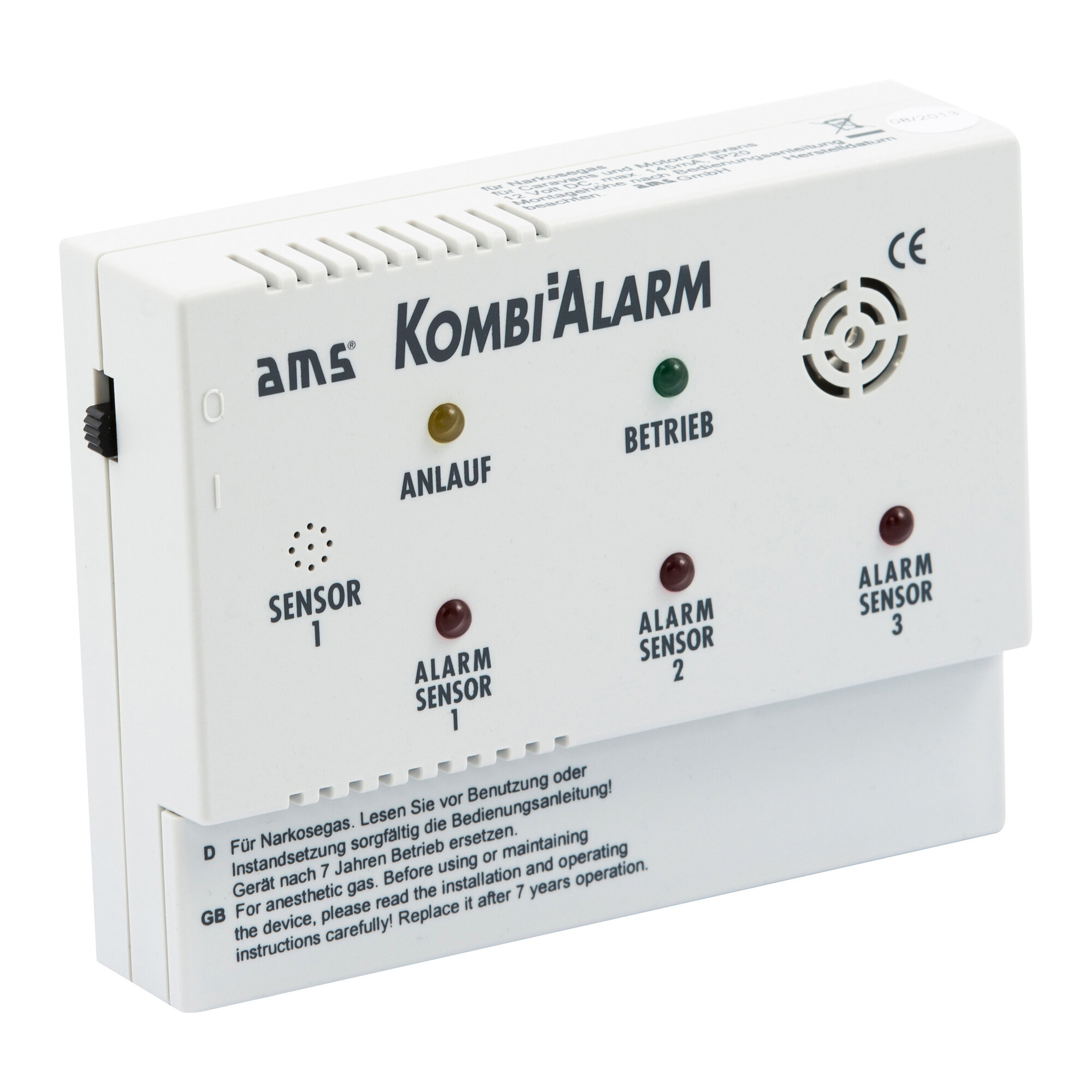 AMS System alarmowy gazu Kombi Alarm, 12 V