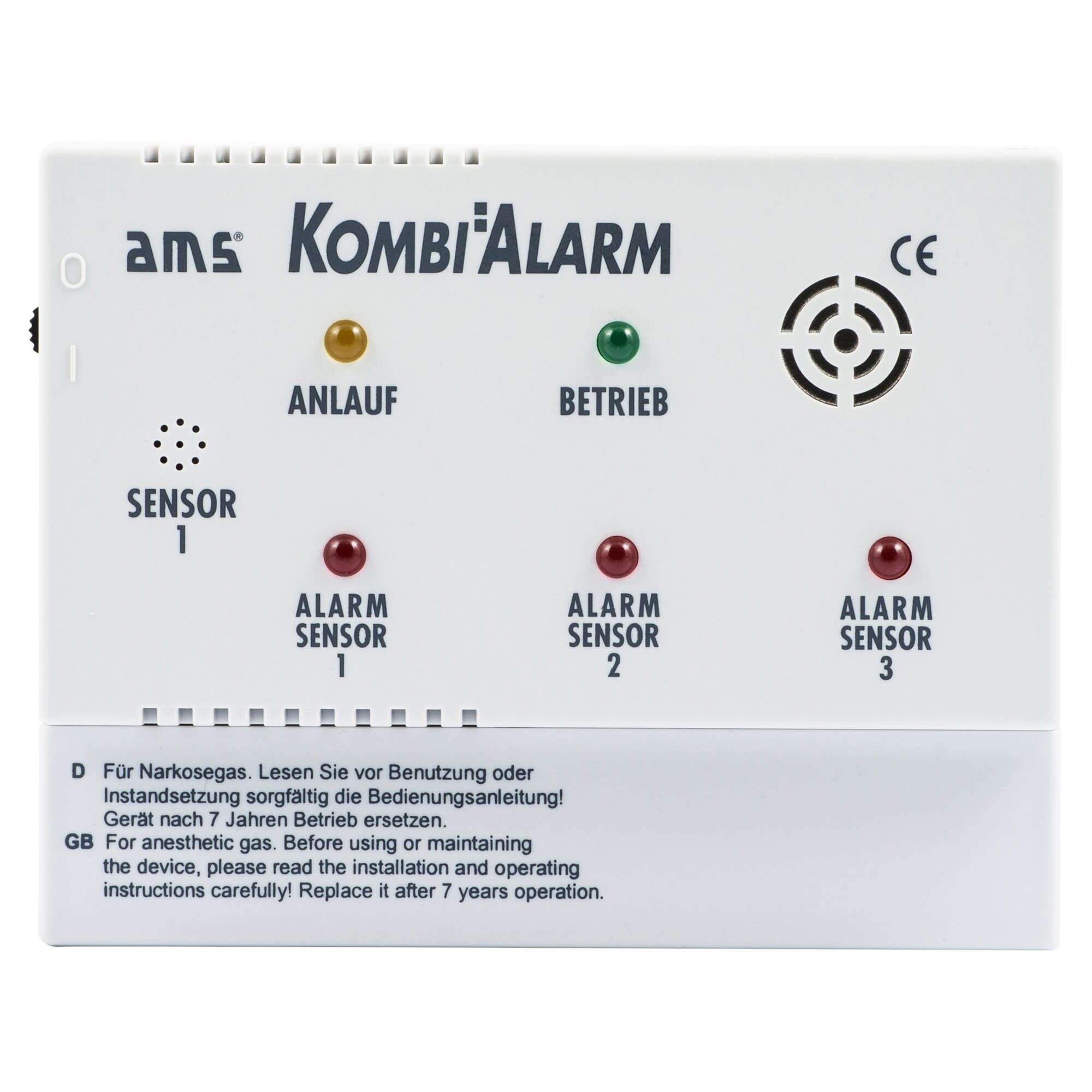 AMS System alarmowy gazu Kombi Alarm, 12 V