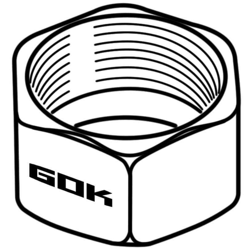 GOK Nakrętka łącząca typu M, ø 10 mm
