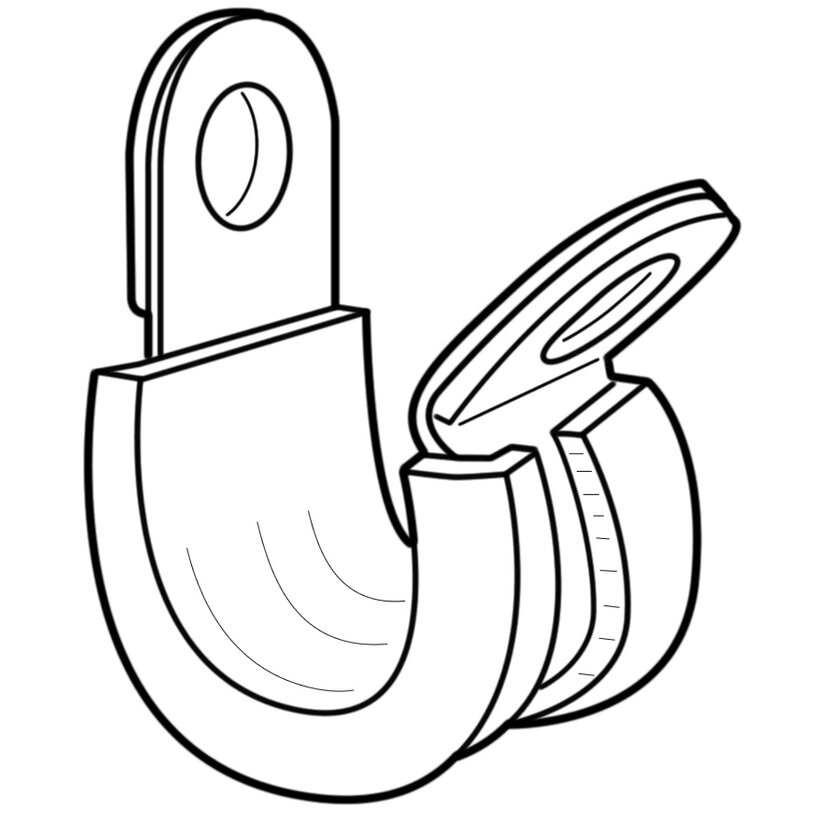 GOK Obejma do rur, 10 mm