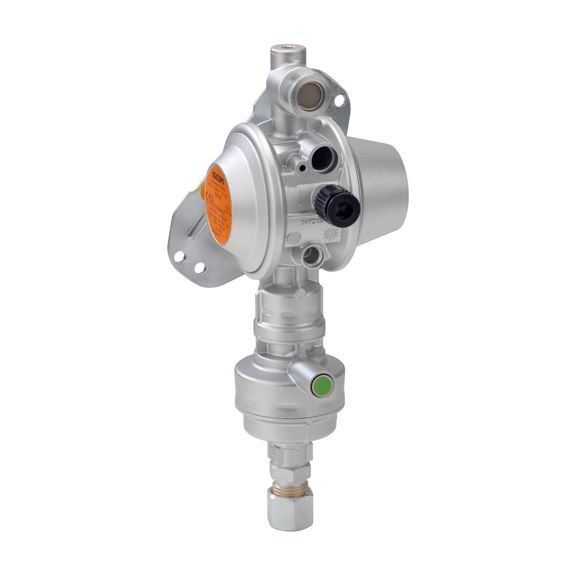 GOK System bezpiecznego regulatora ciśnienia gazu Caramatic DriveOne, pionowy, 50 mbar