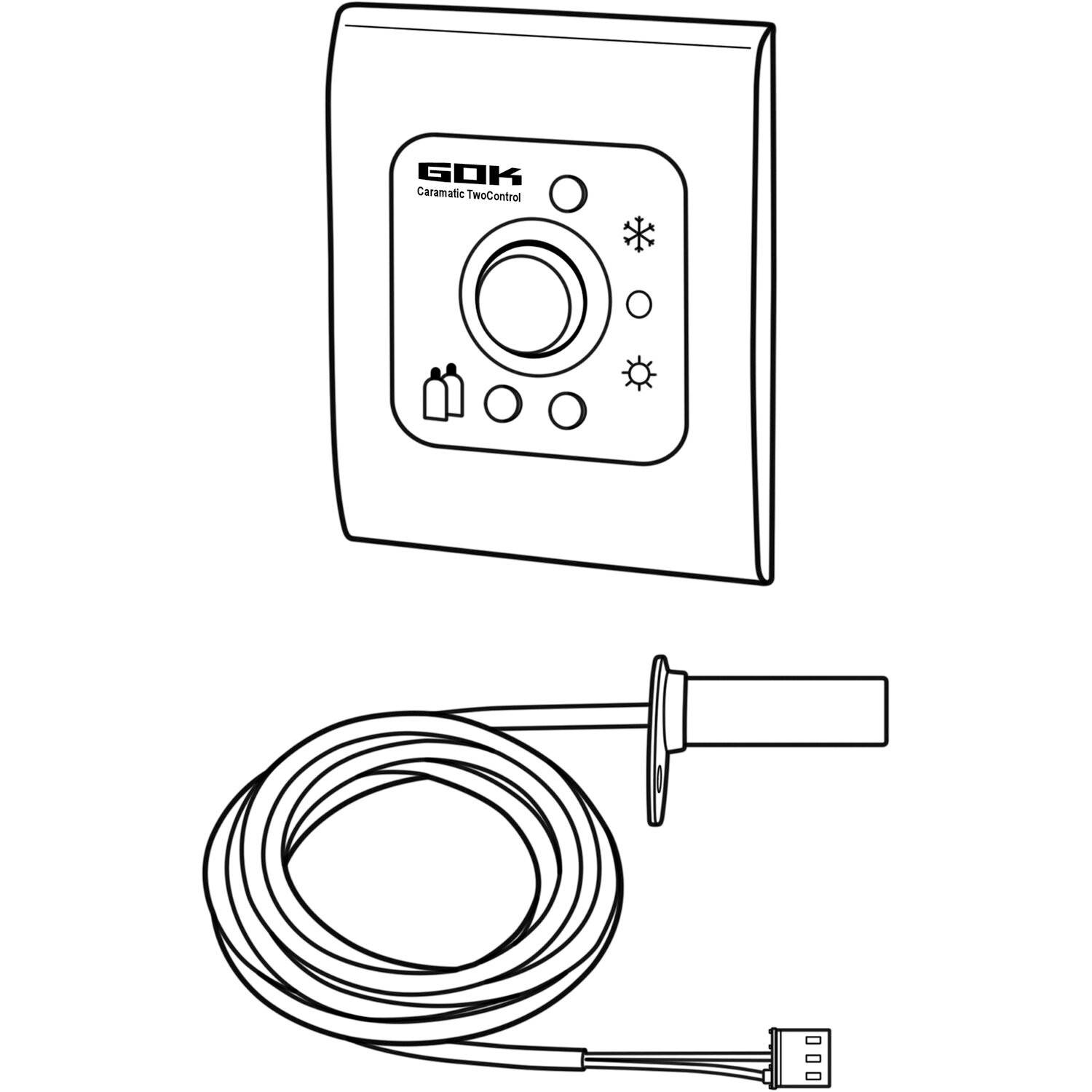 GOK Regulator ogrzewania Caramatic TwoControl