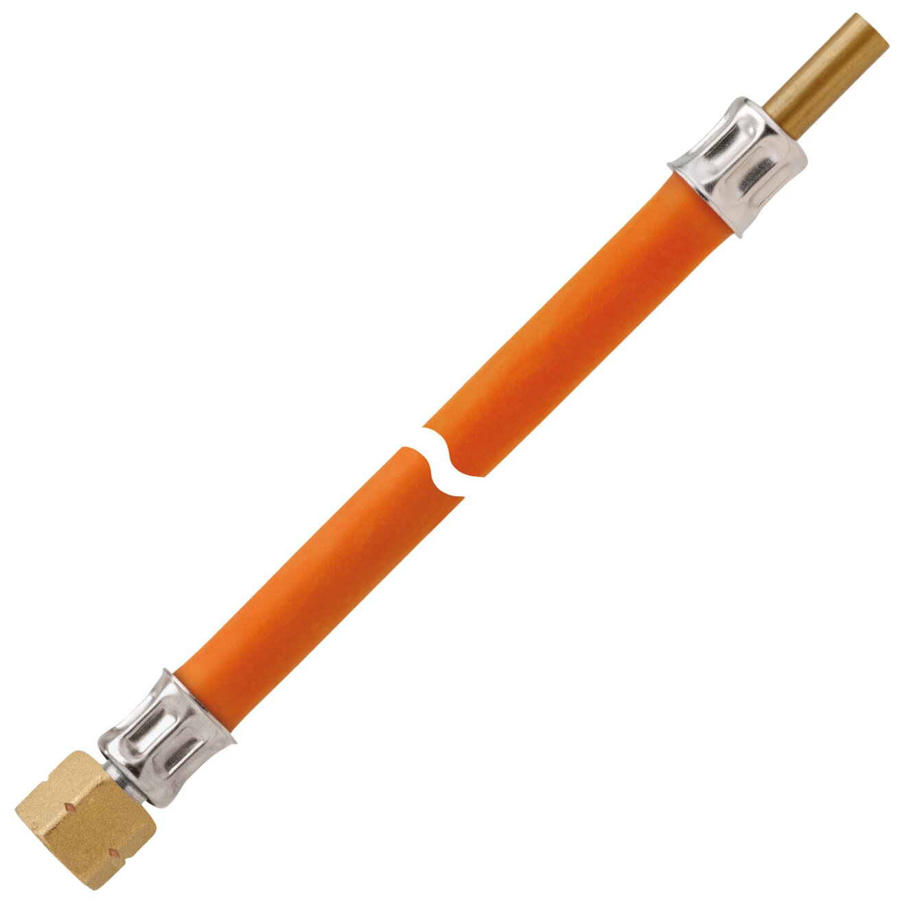 GOK Wąż gazowy średniego ciśnienia 10 bar G1/4LH ÜM x RST 8 x 600 MS