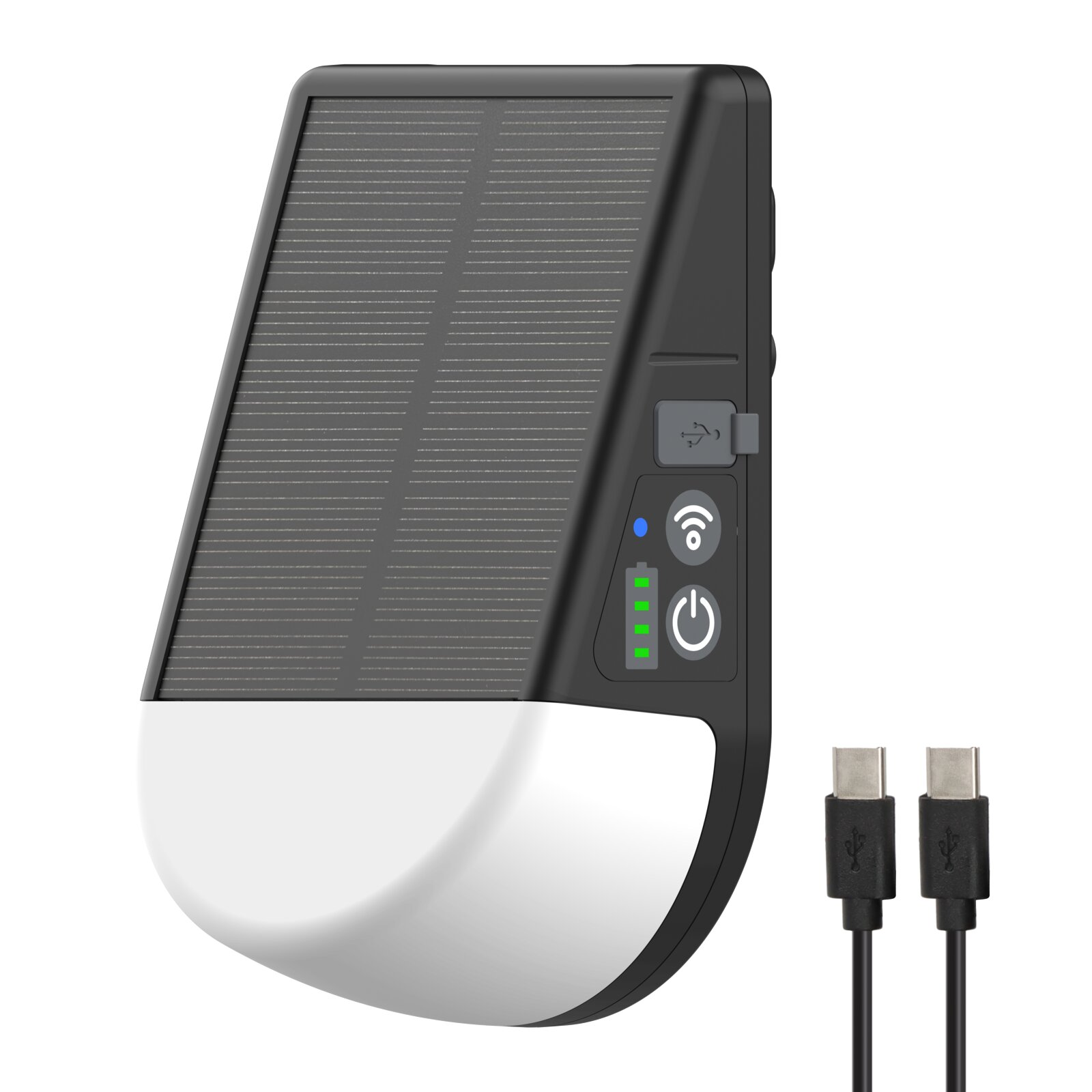 Brennenstuhl Ładowalna słoneczna lampa zewnętrzna KL 300 AS z czujnikiem ruchu