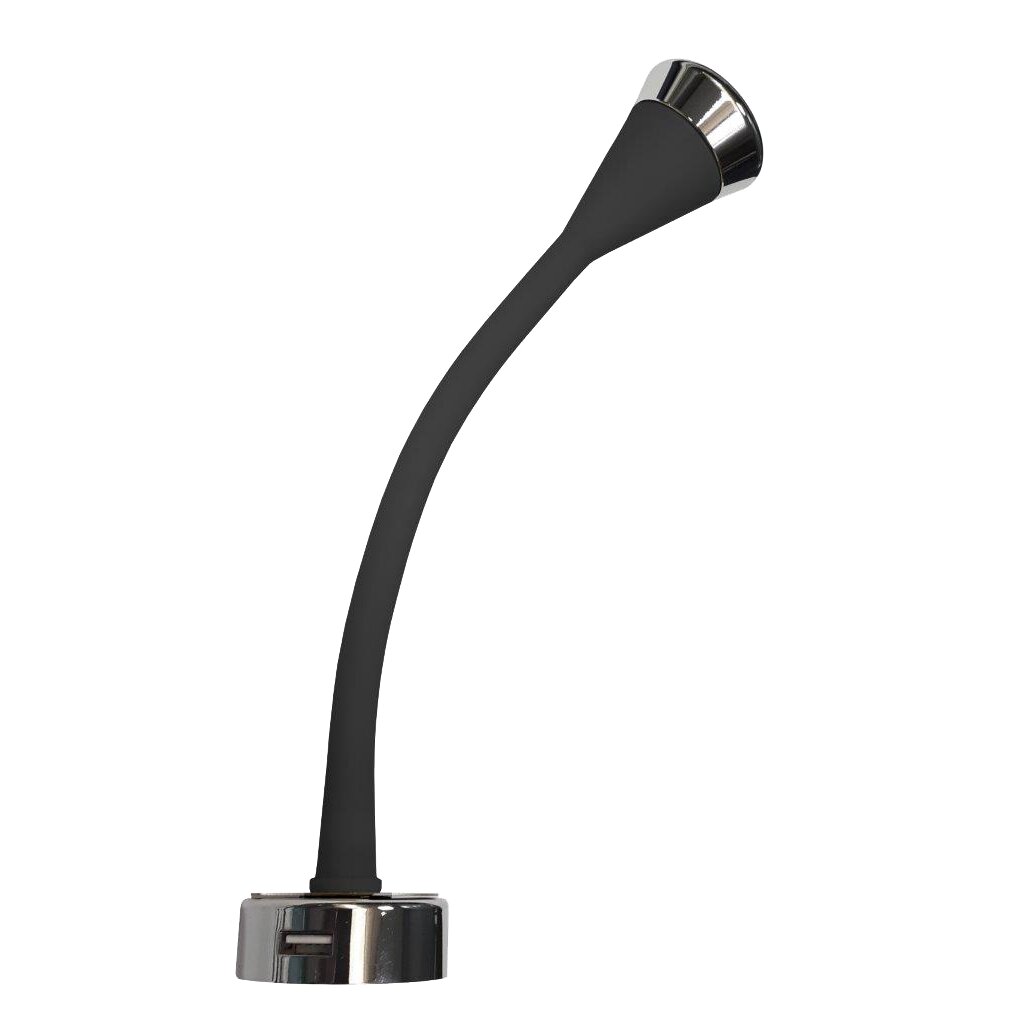 Dimatec Lampka do czytania Flexi Soft Touch, czarna