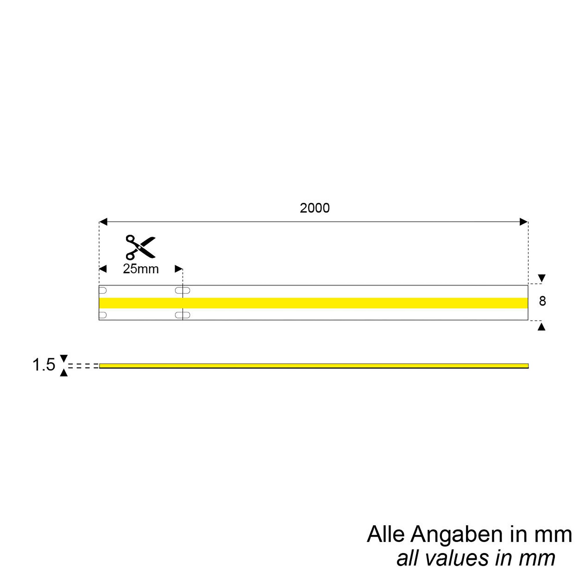 David Leuchten Taśma LED, 200 cm