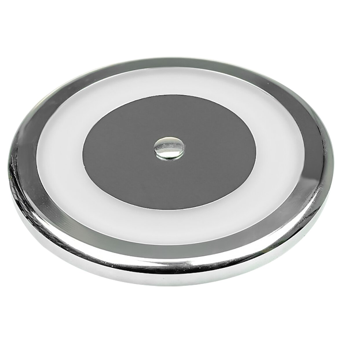 David Leuchten Lampa natynkowa ze ściemniaczem, 6,2 W, chrom, ø 106 mm