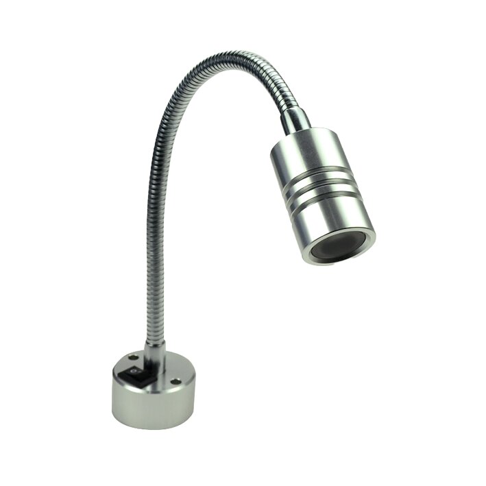 David Leuchten Lampa natynkowa na gęsiej szyi LED1x2SSH22S