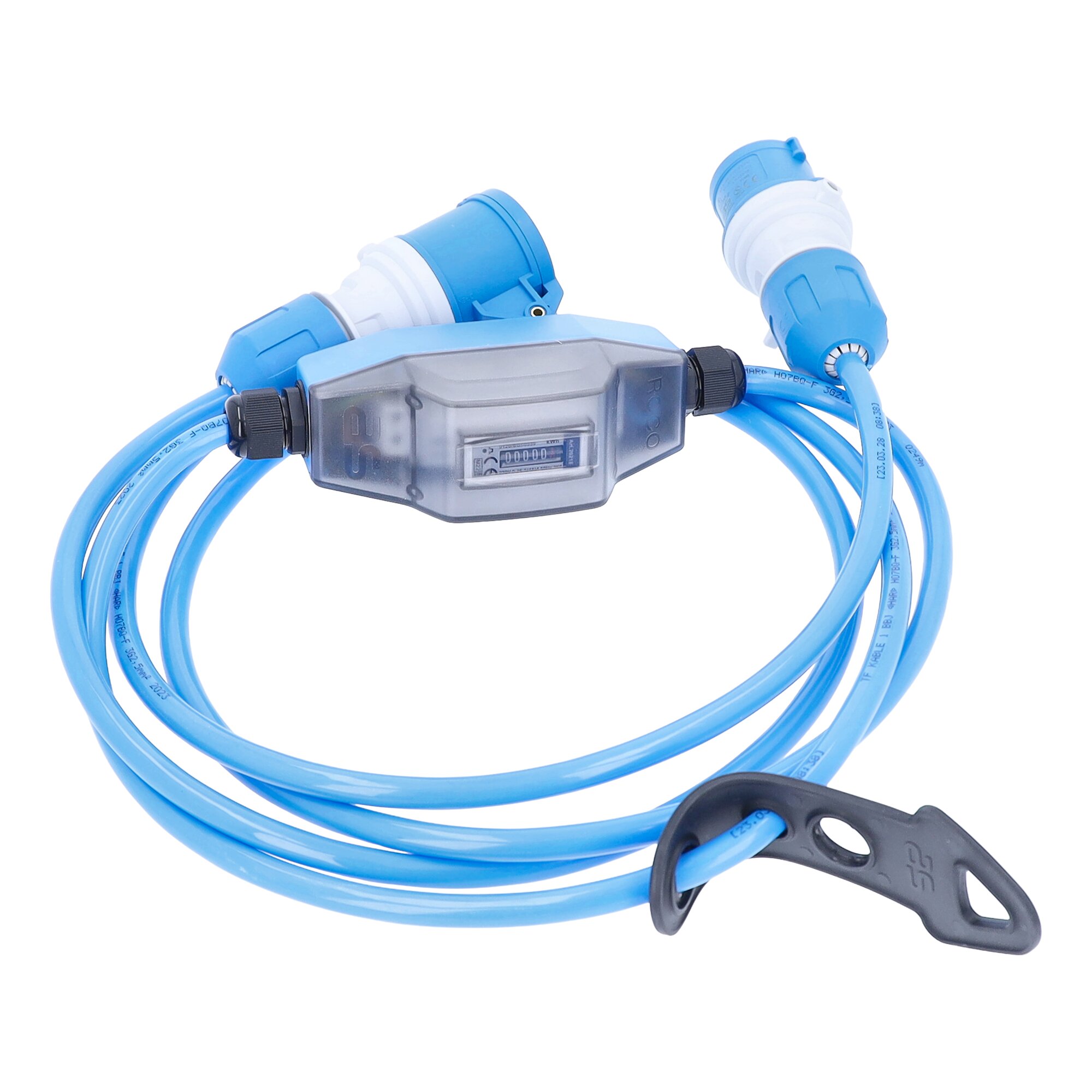 AS Schwabe Licznik energii elektrycznej ROCO 3, 230 V MID z wtyczką i gniazdem CEE