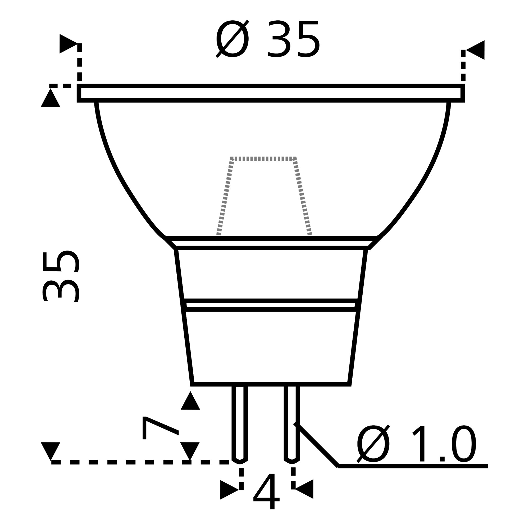 David Leuchten Diody LED GU4, 1,5 W