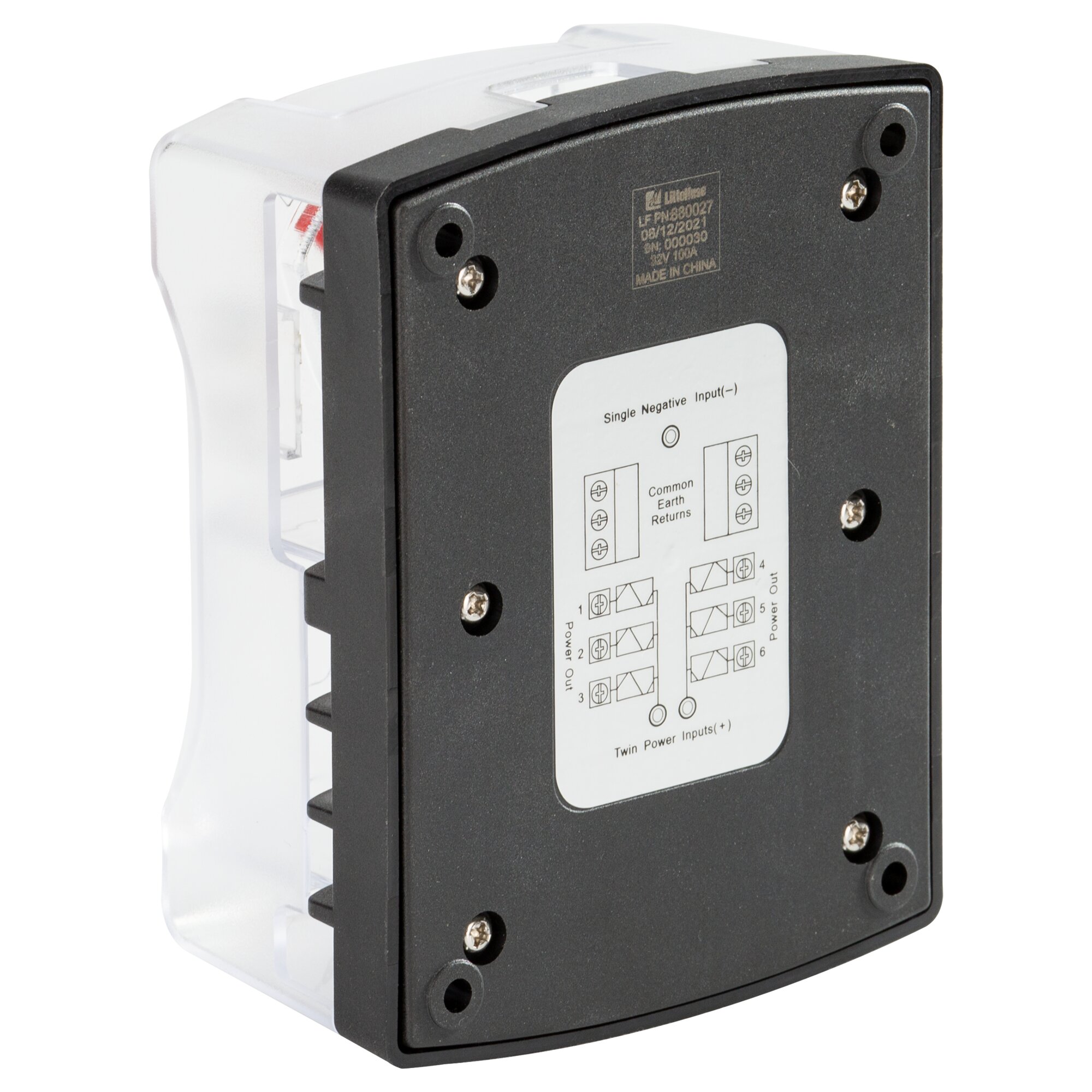 Littelfuse Skrzynka bezpiecznikowa serii ST ATO® z szyną uziemiającą, 6