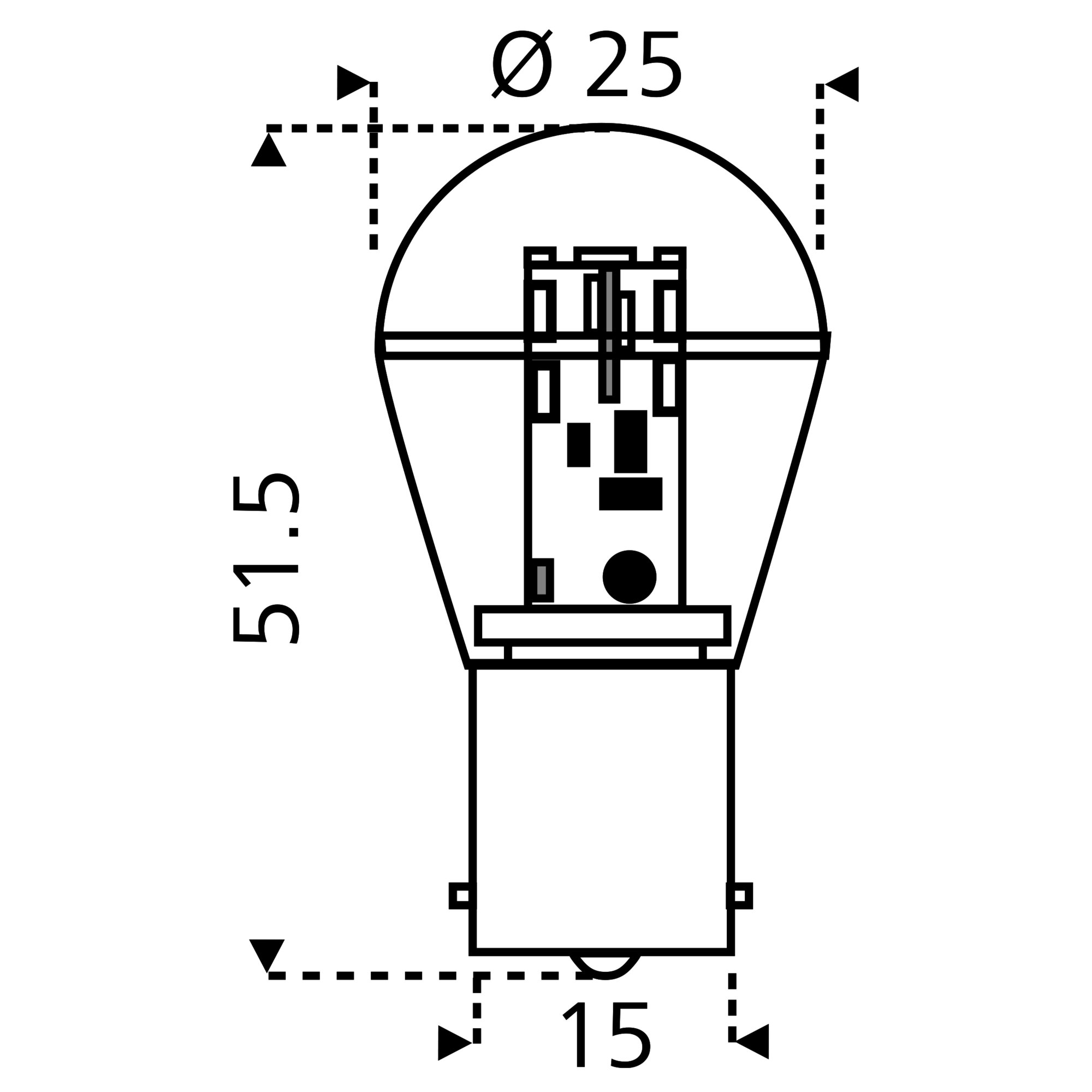 David Leuchten Diody LED BA15